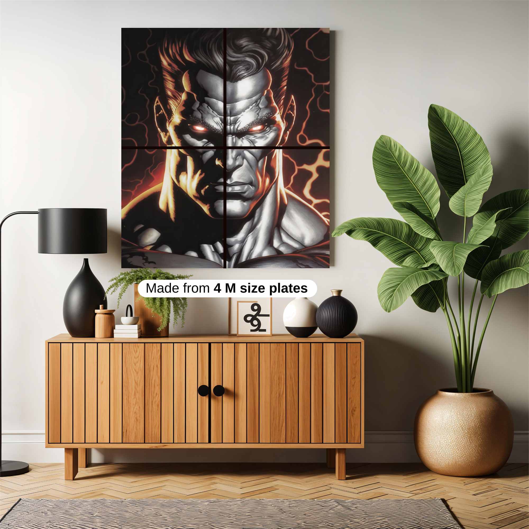 Superman Ferocity Safe Wall Magnetic / M