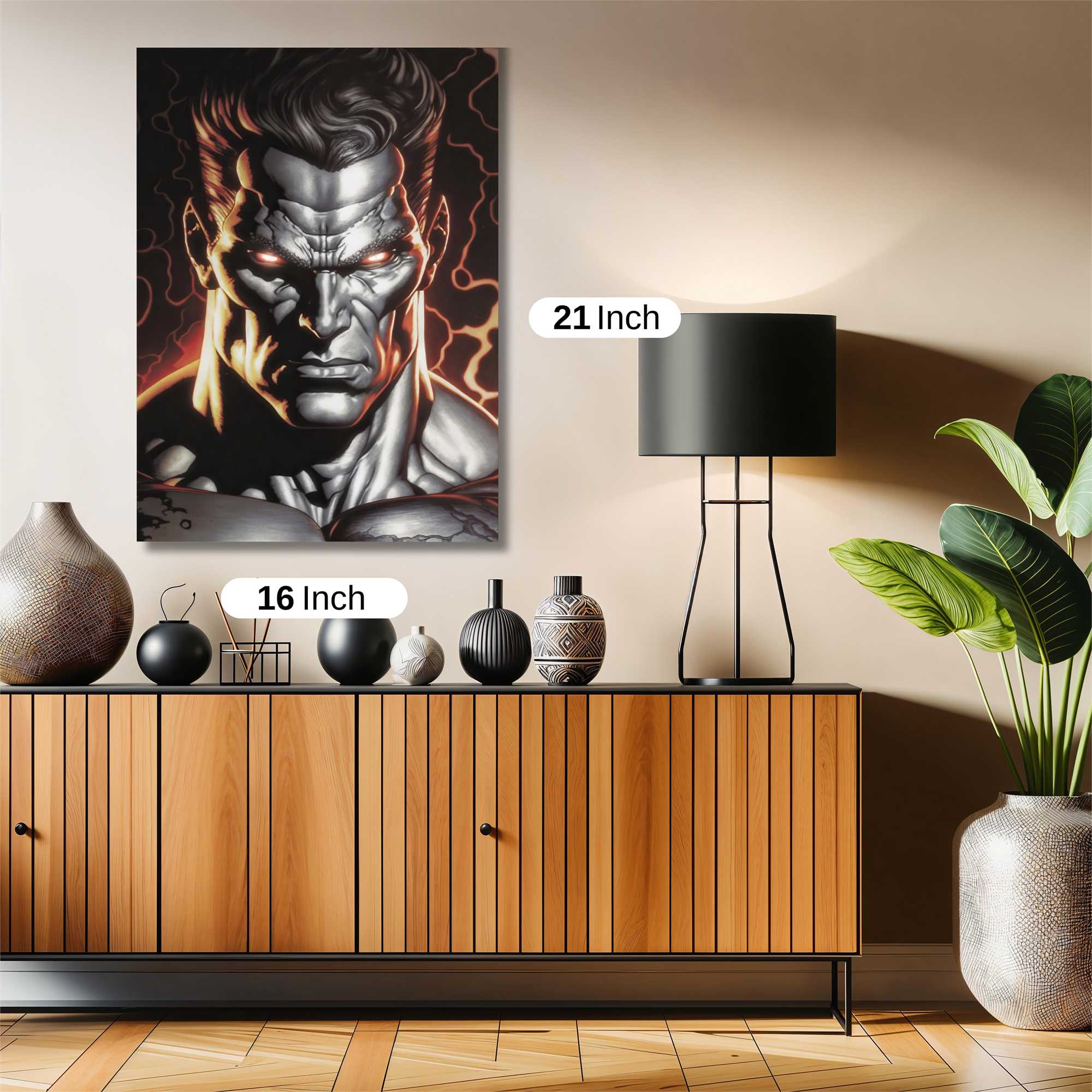 Superman Ferocity Safe Wall Magnetic / M