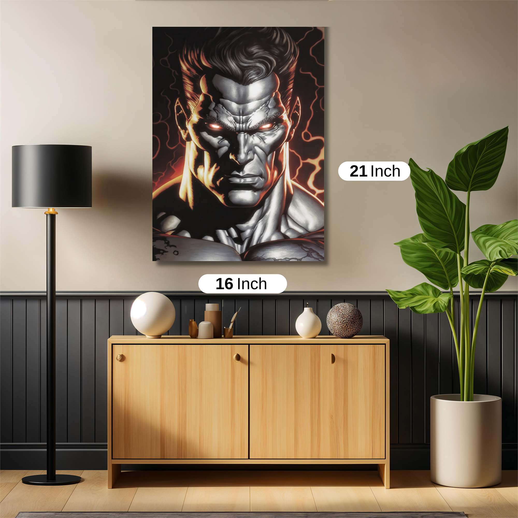 Superman Ferocity Safe Wall Magnetic / M