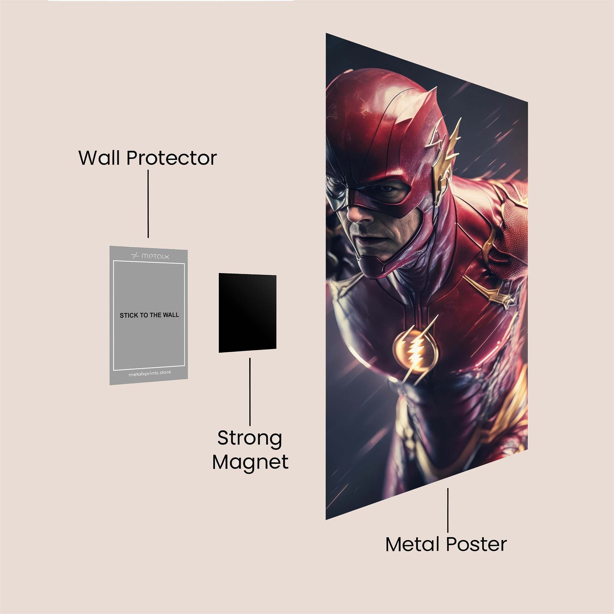 Flash Velocity Safe Wall Magnetic / M