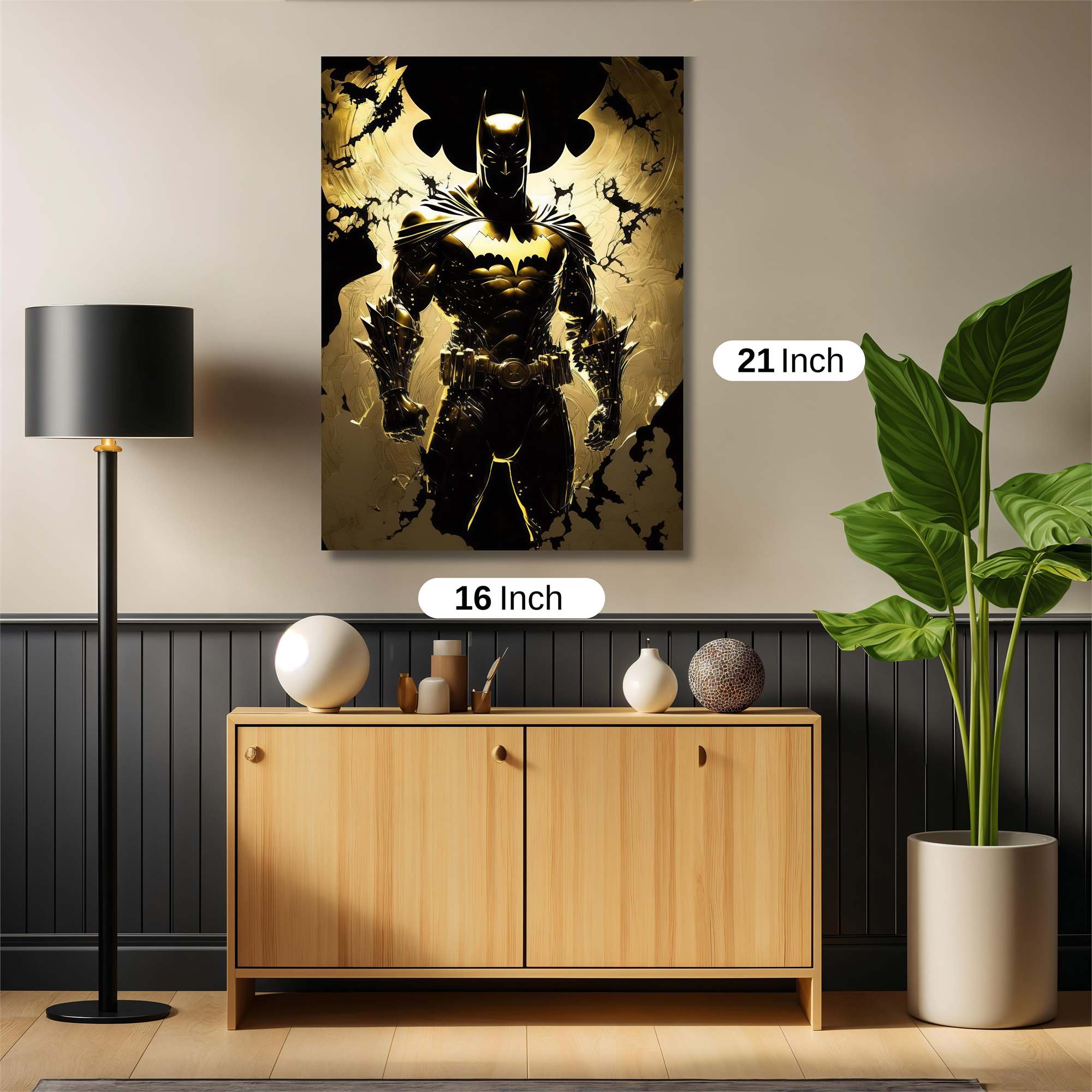 Batman Ascendance Safe Wall Magnetic / M