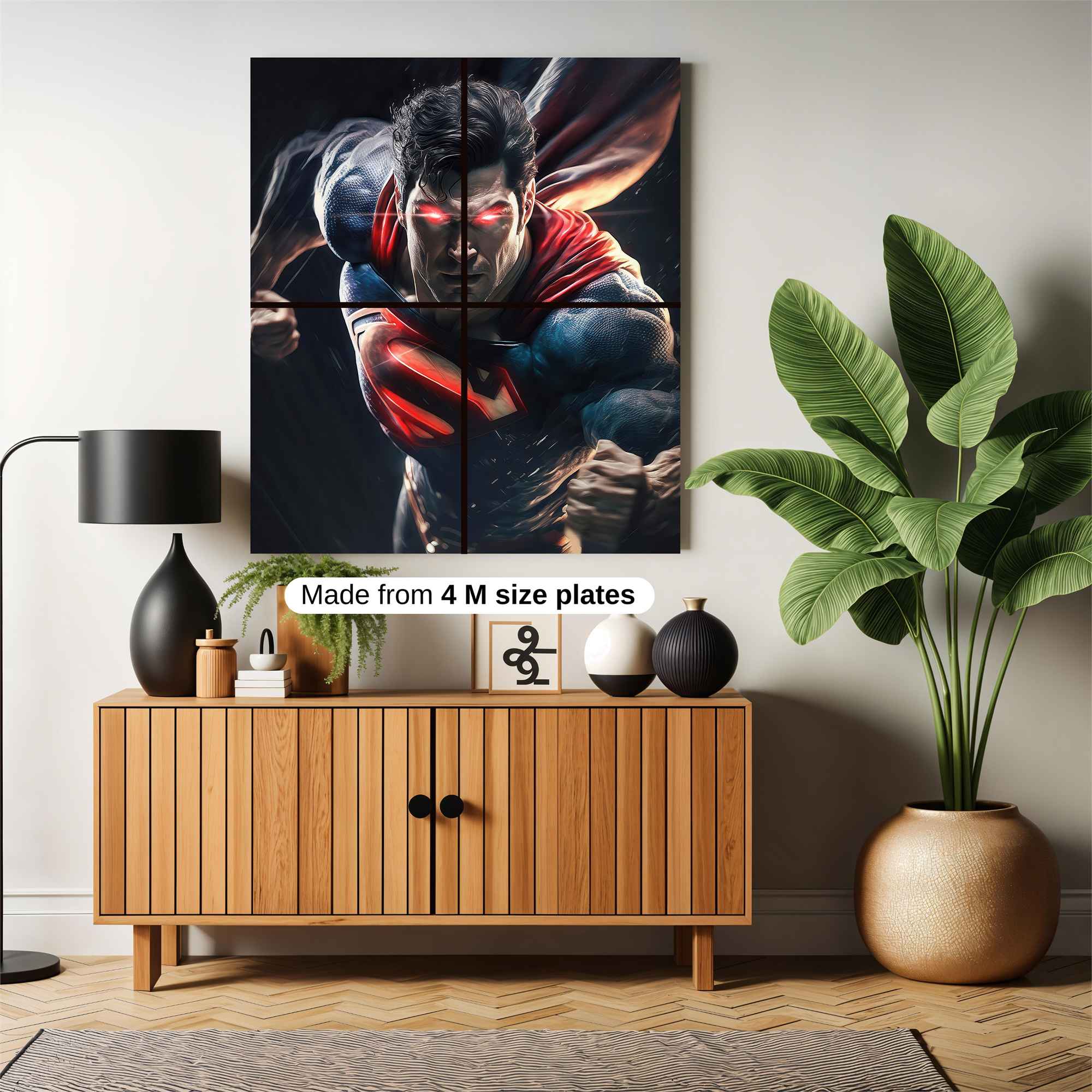 Superman Blaze Safe Wall Magnetic / M