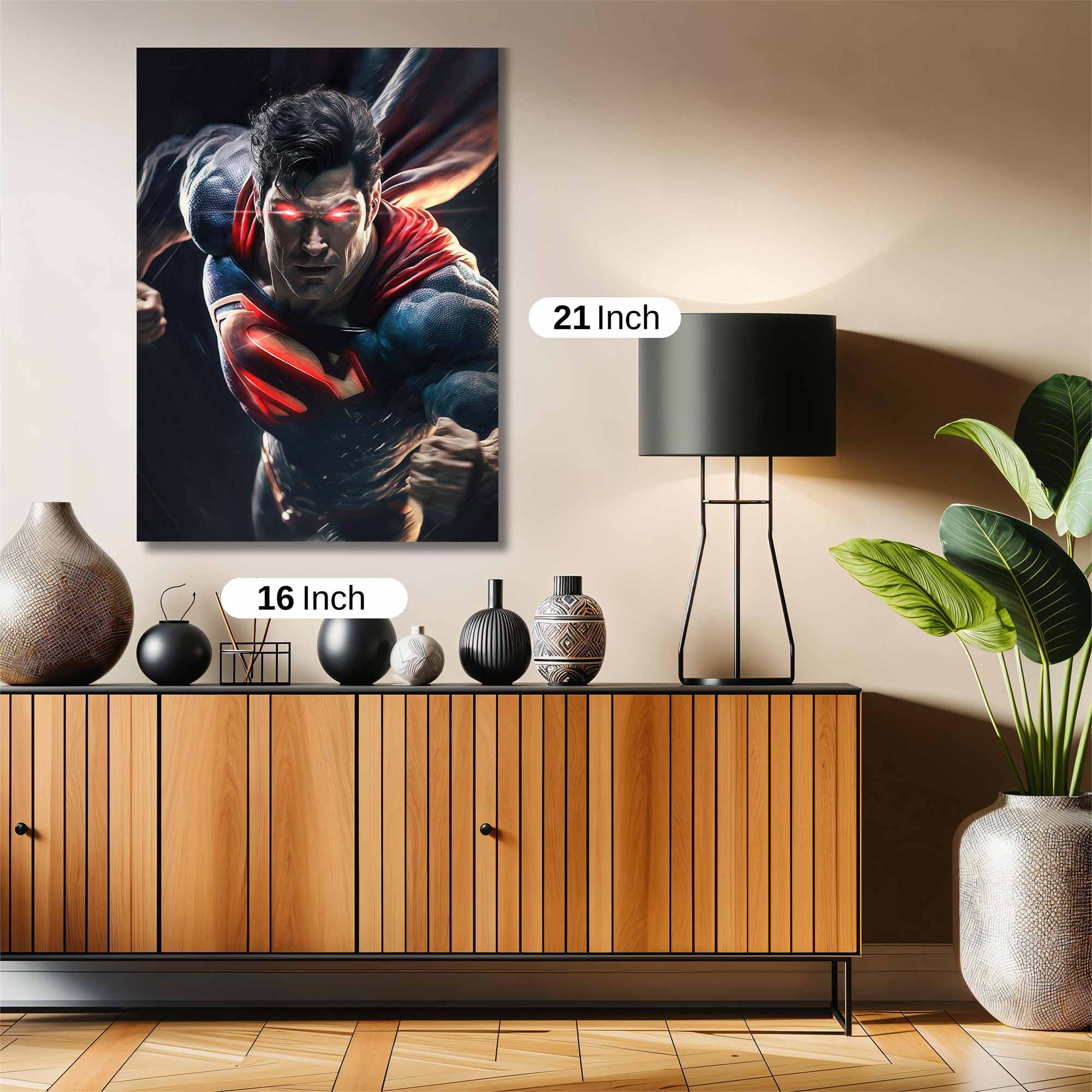 Superman Blaze Safe Wall Magnetic / M