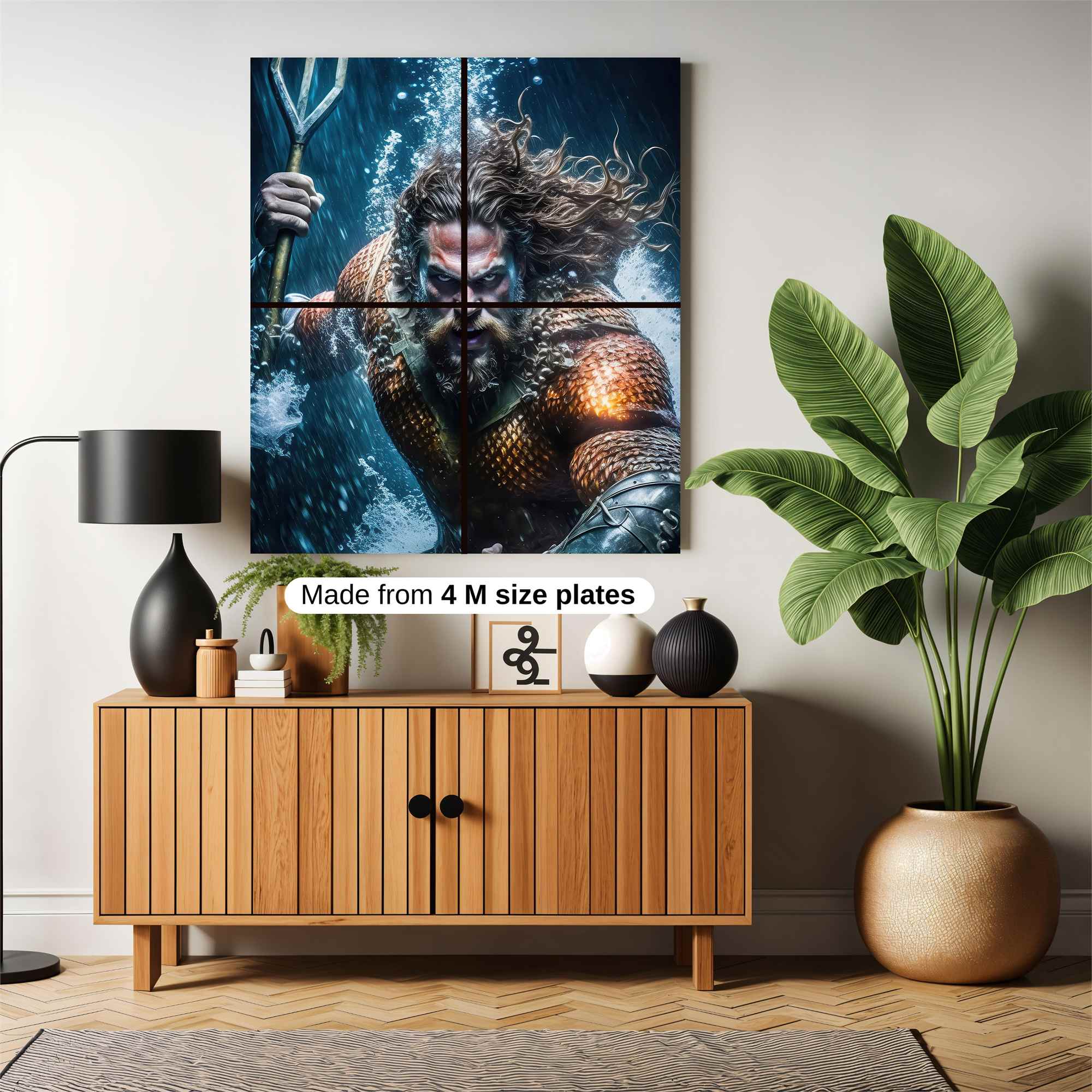 Aquaman Ascendant Safe Wall Magnetic / M