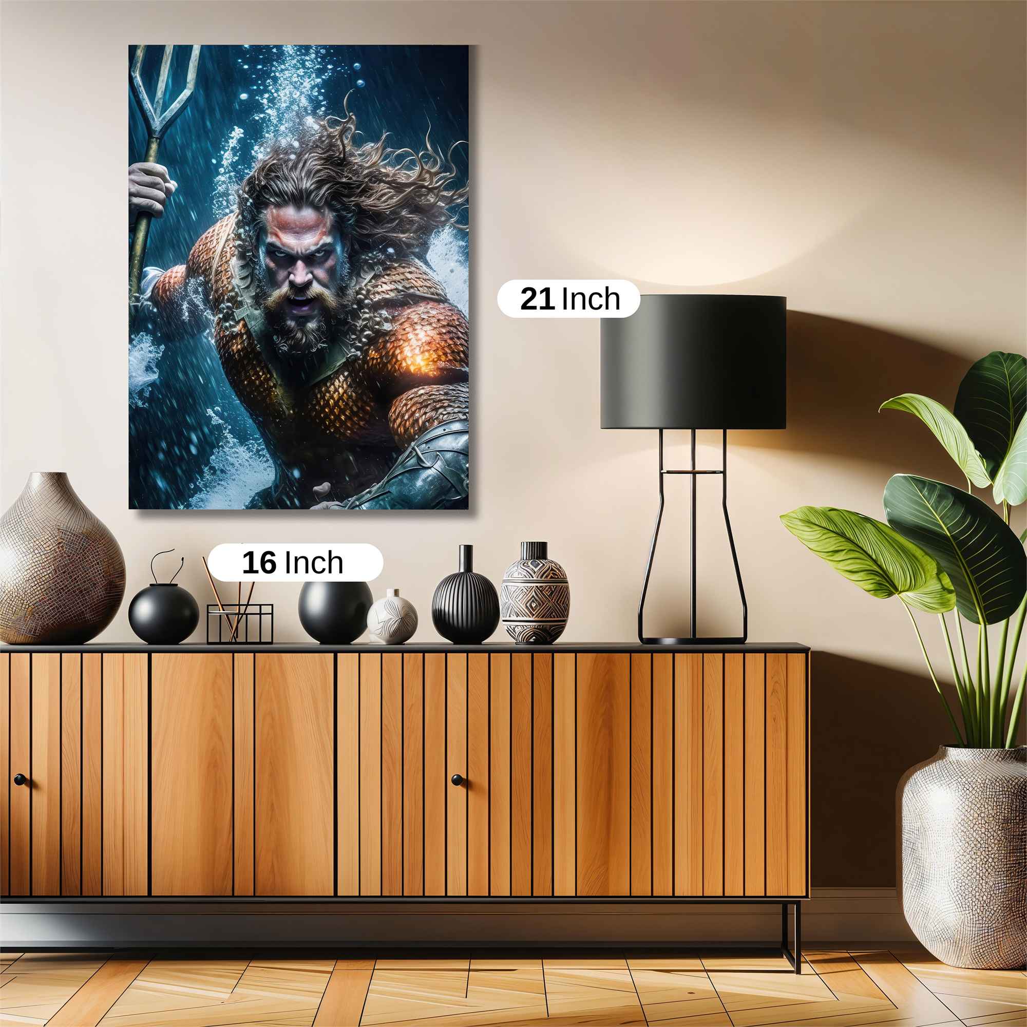 Aquaman Ascendant Safe Wall Magnetic / M