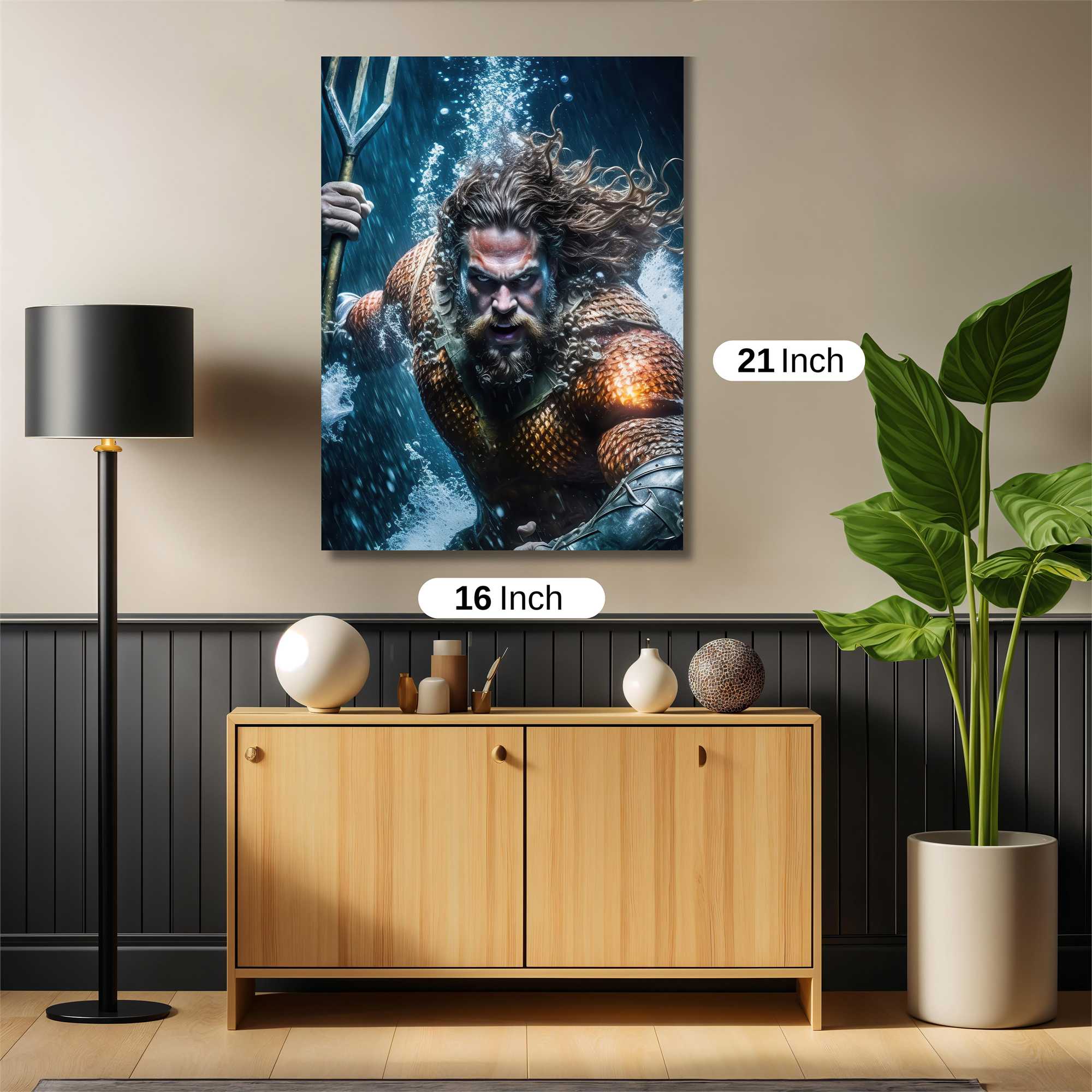 Aquaman Ascendant Safe Wall Magnetic / M
