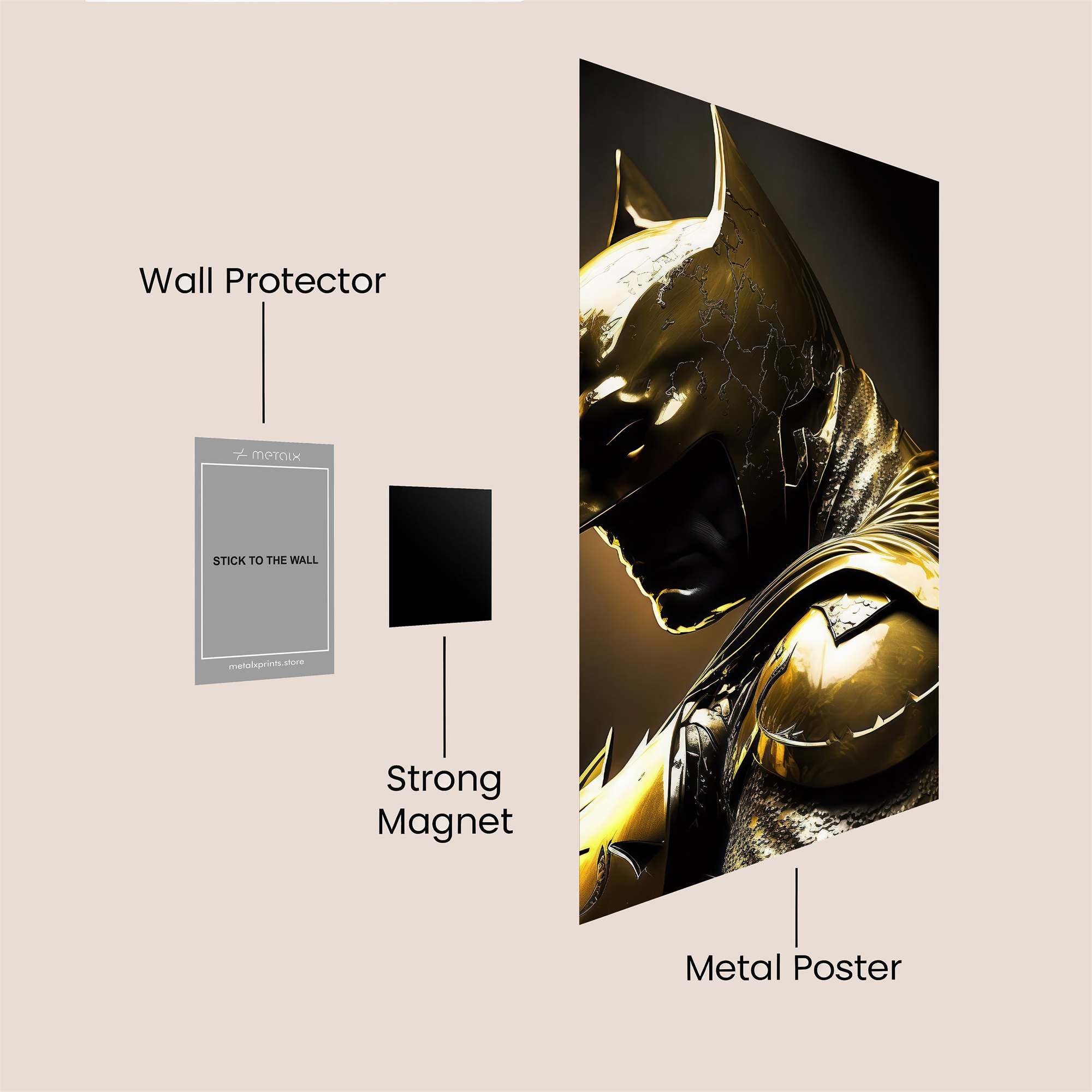 Batman Radiance Safe Wall Magnetic / M