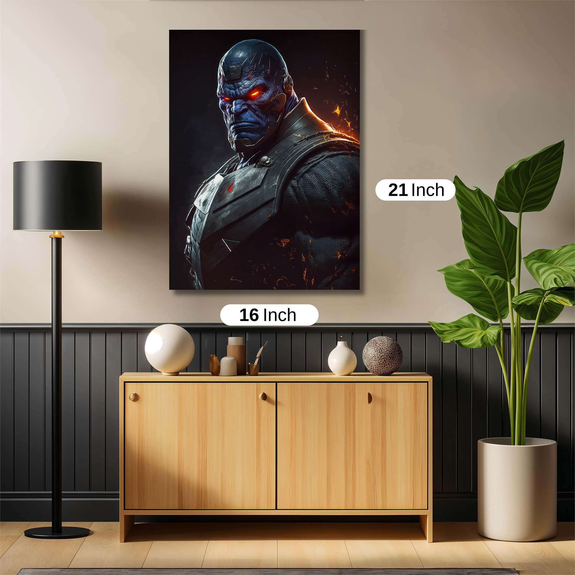 Darkseid Blaze Safe Wall Magnetic / M