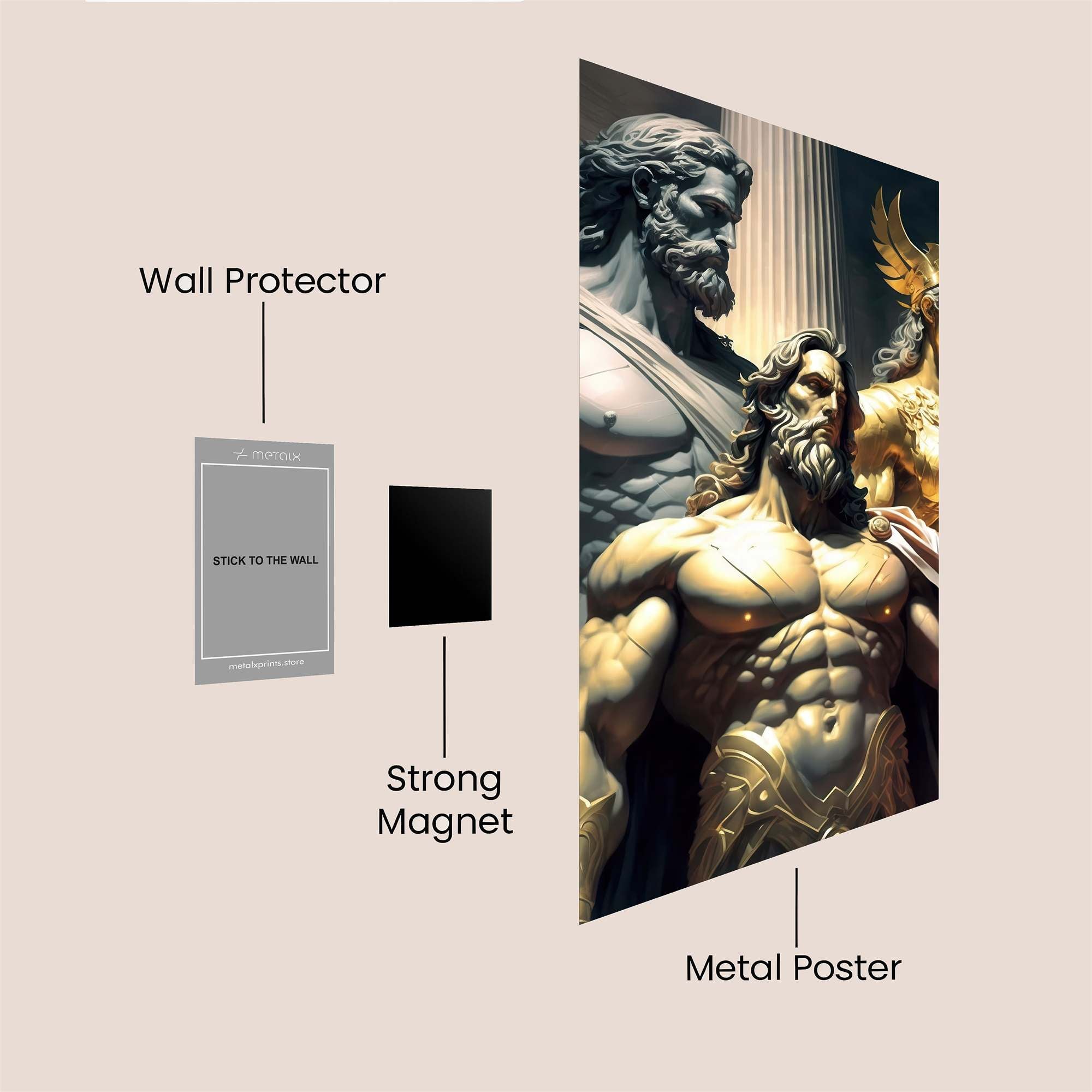 Godly Presence Safe Wall Magnetic / M