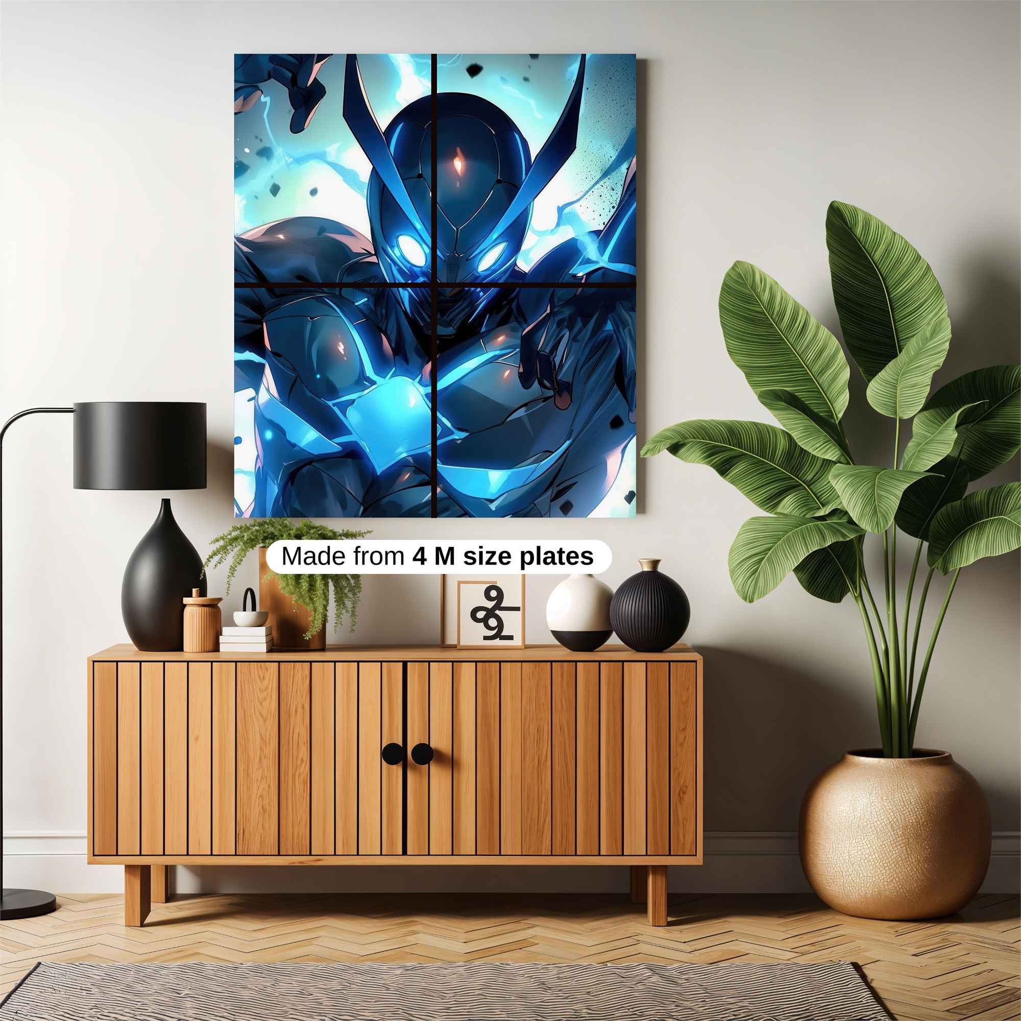 Blue Powerstorm Safe Wall Magnetic / M