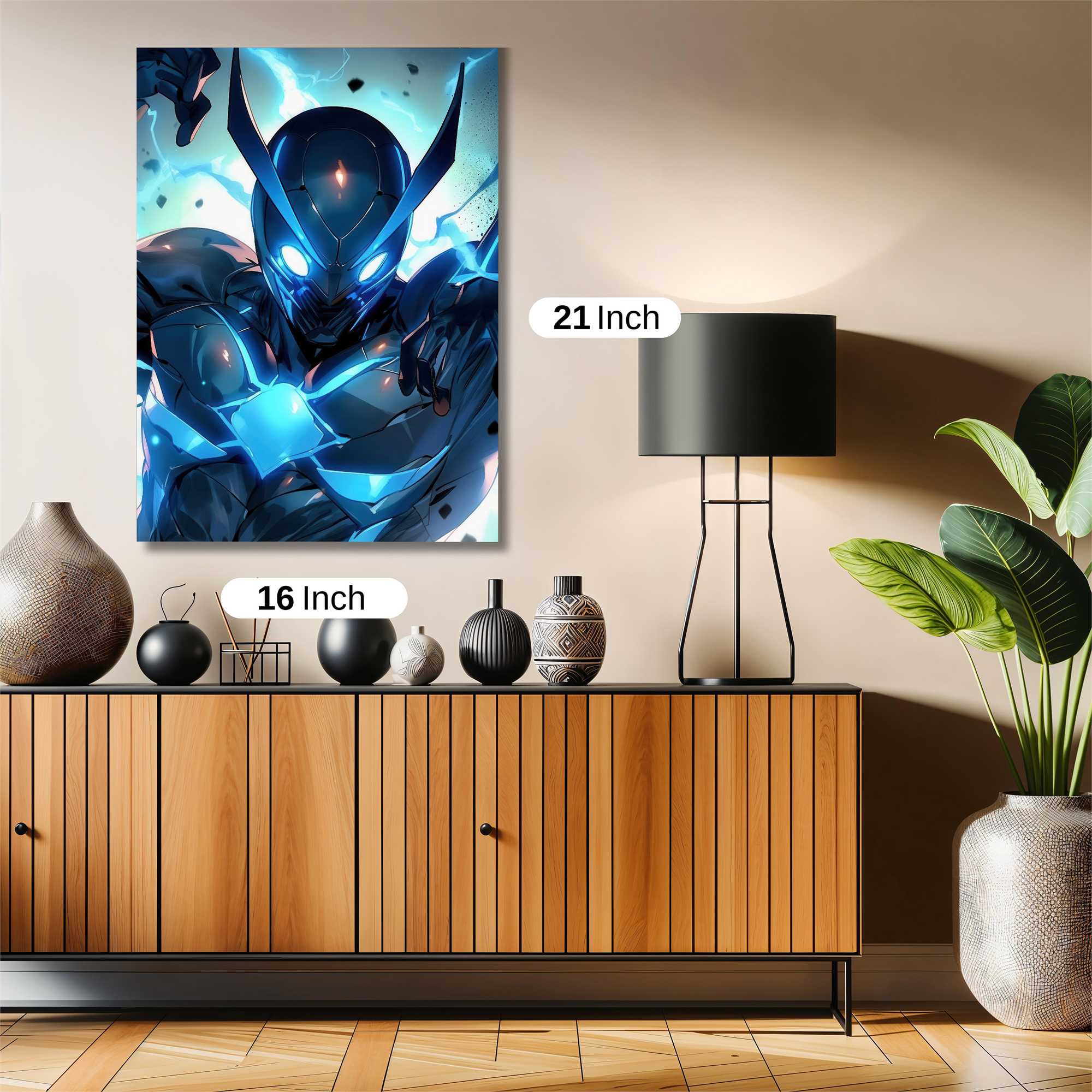 Blue Powerstorm Safe Wall Magnetic / M