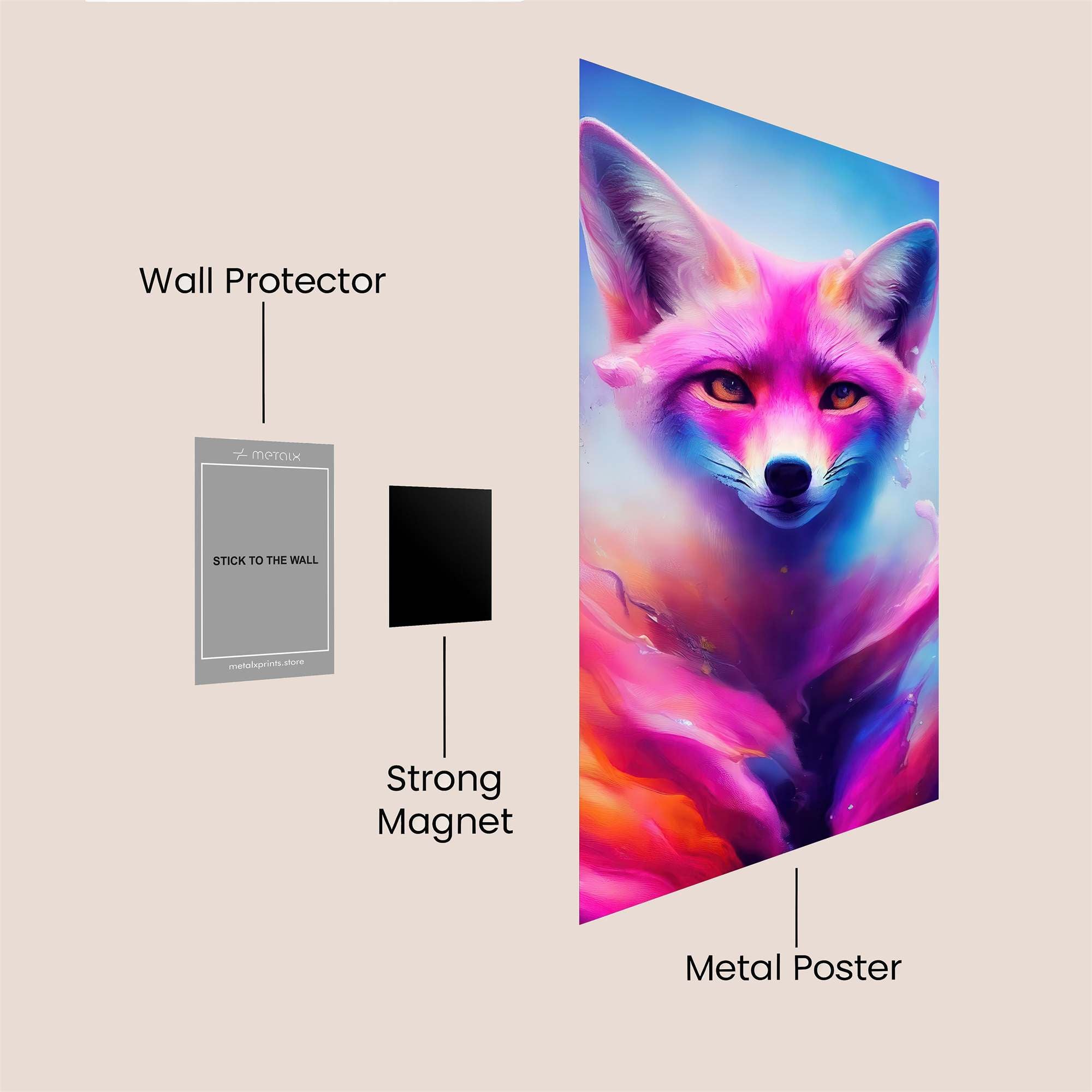 Chromatic Whirl Safe Wall Magnetic / M