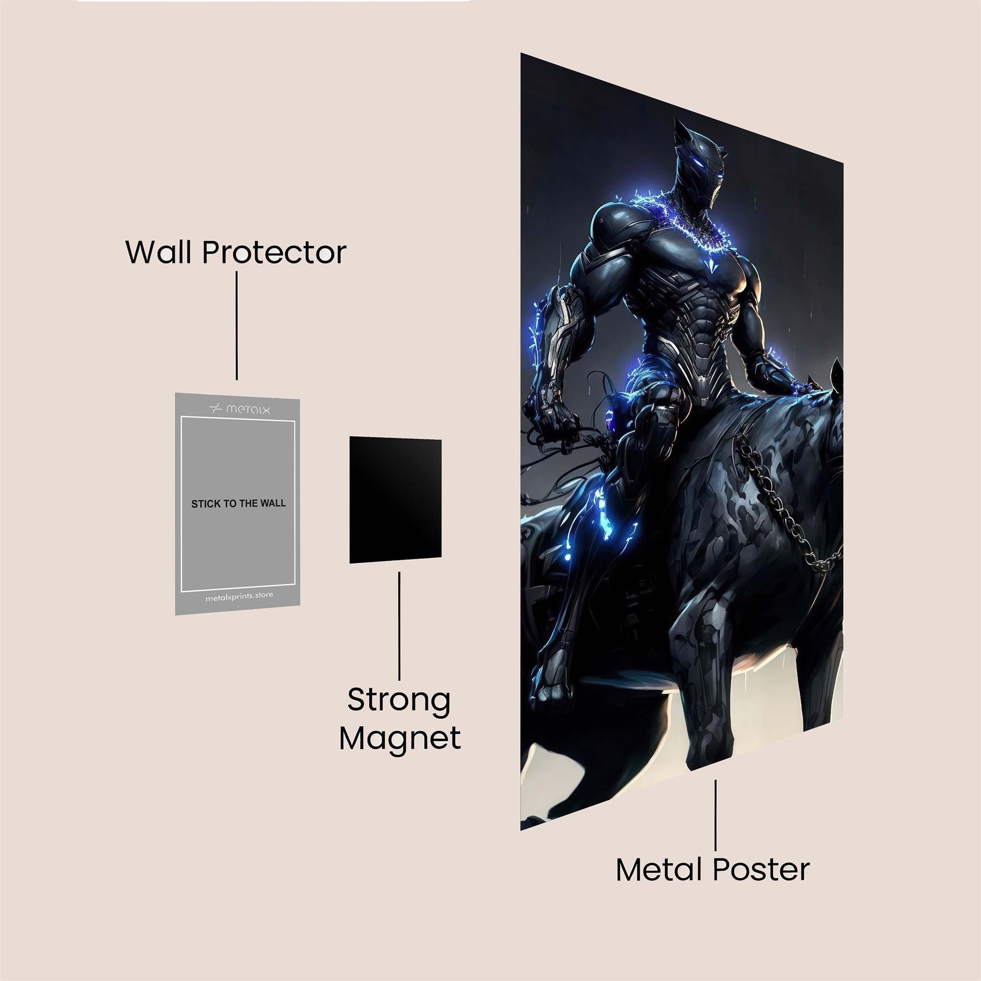 Panther Majesty Safe Wall Magnetic / M