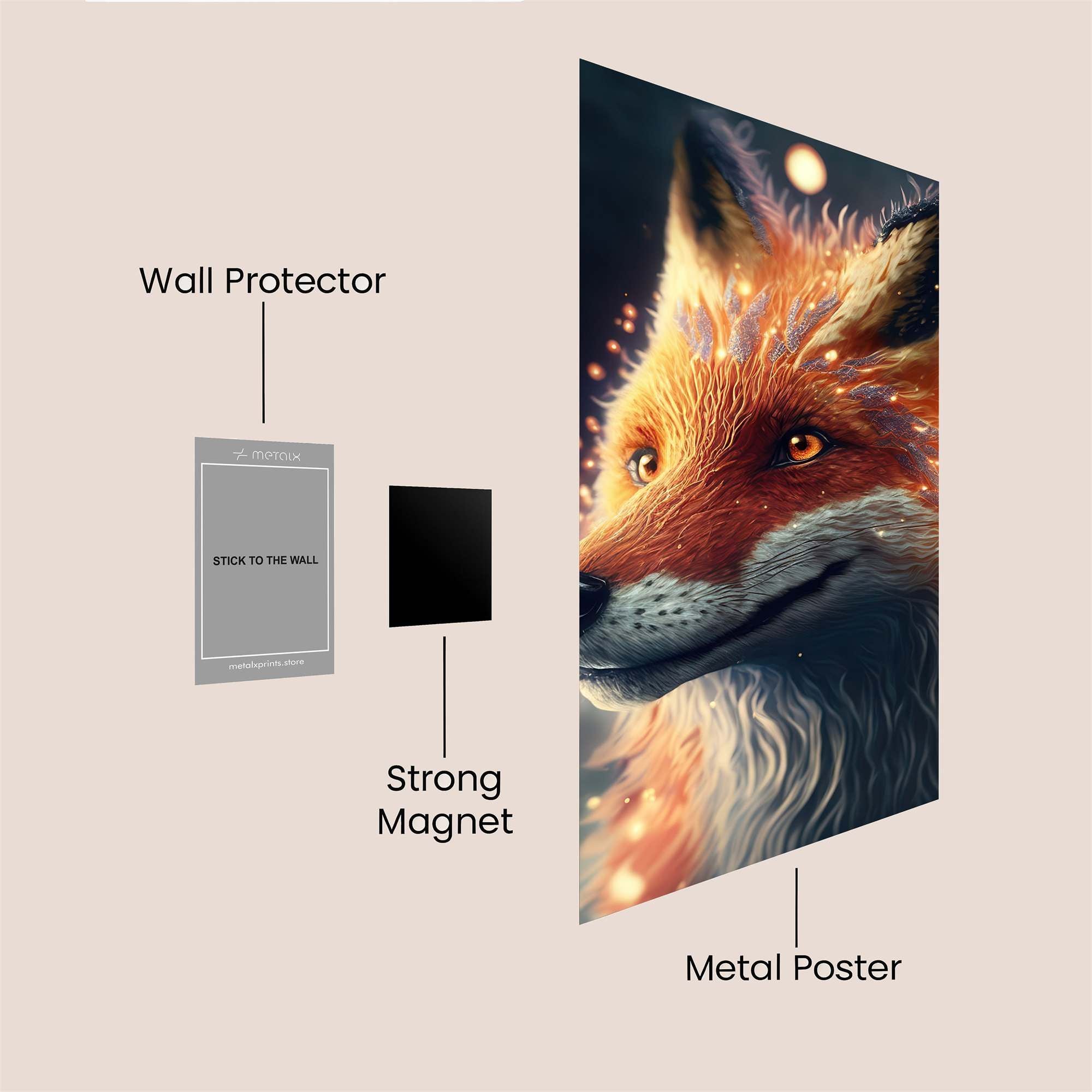 Fox Radiance Safe Wall Magnetic / M