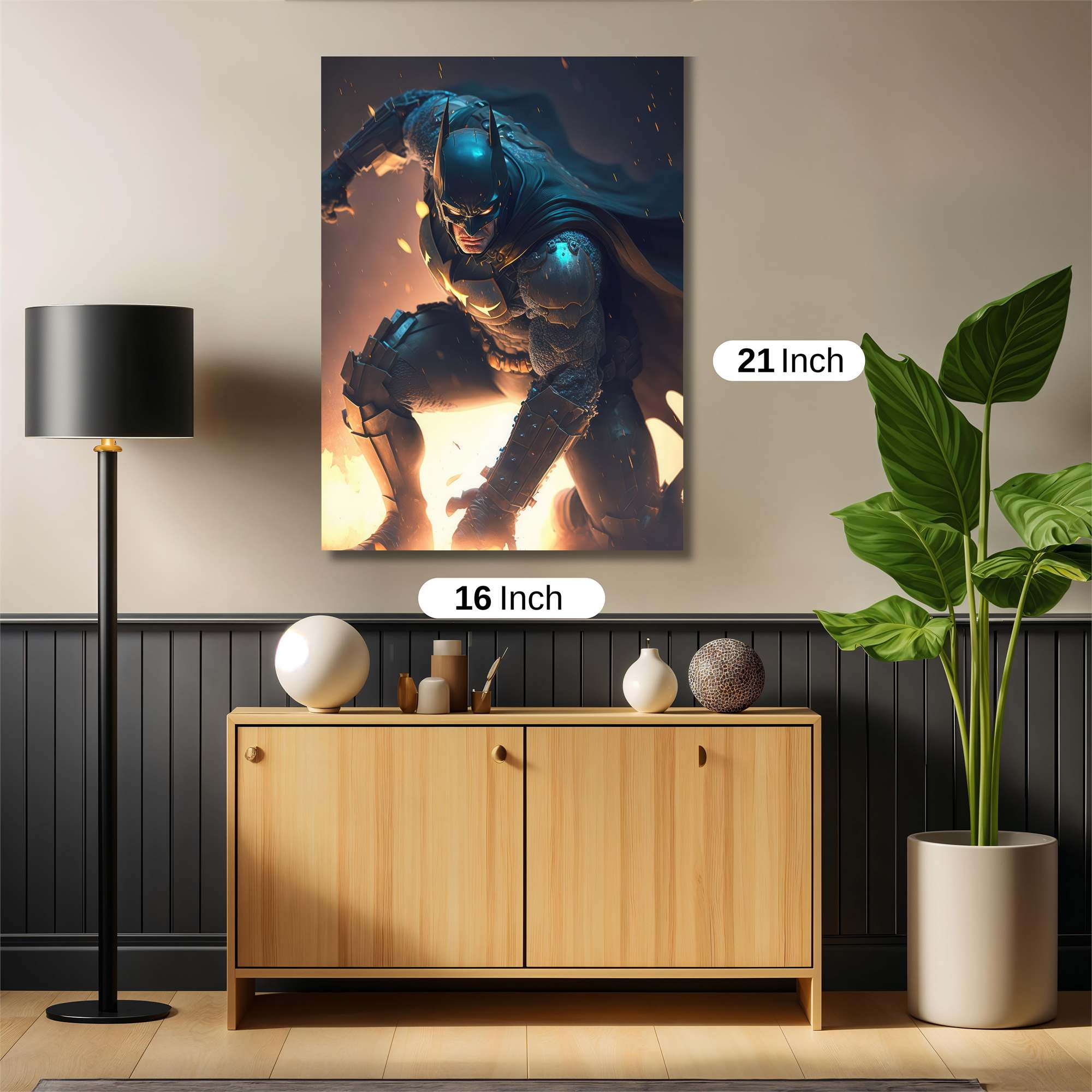 Batman Blaze Safe Wall Magnetic / M