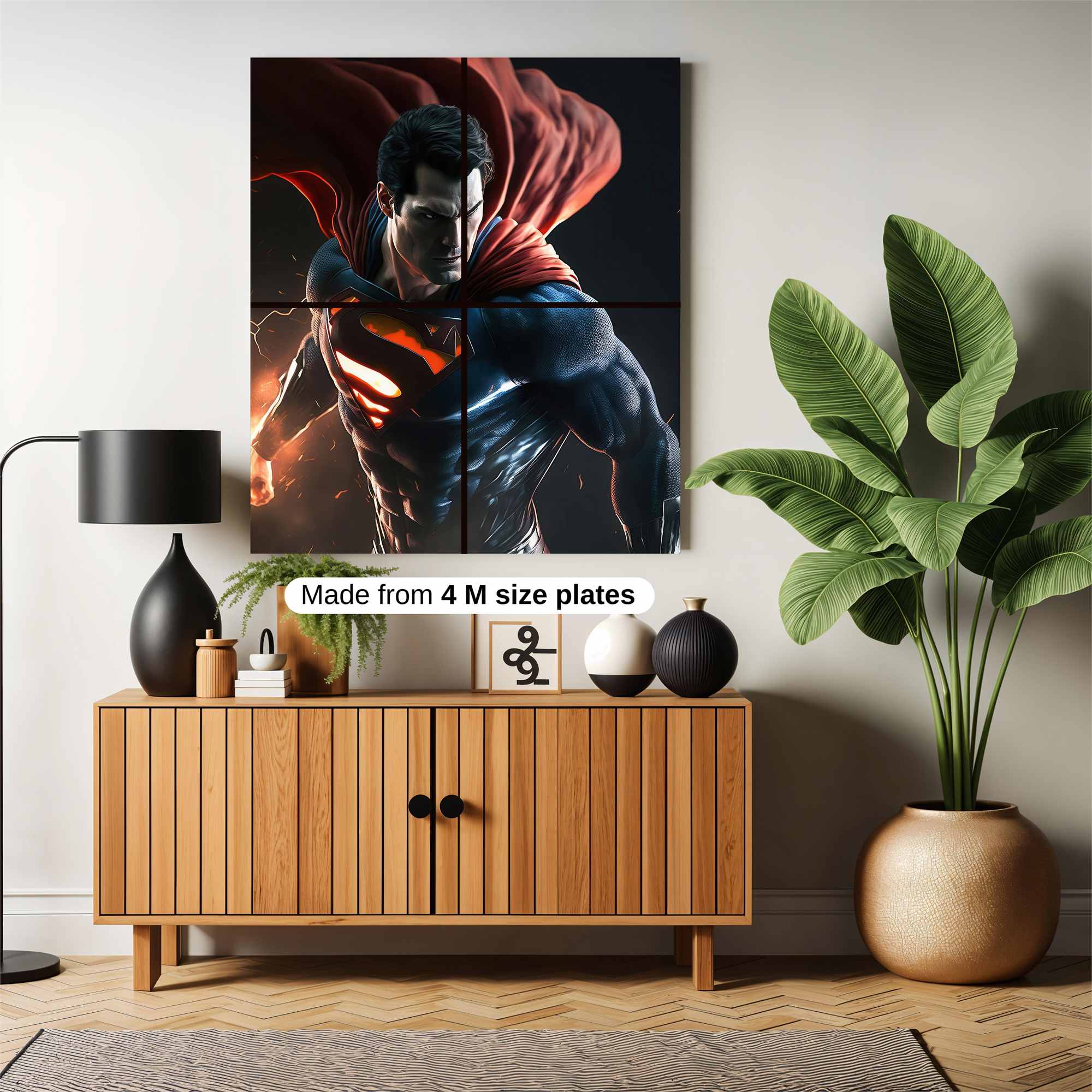 Superman Resolve Safe Wall Magnetic / M