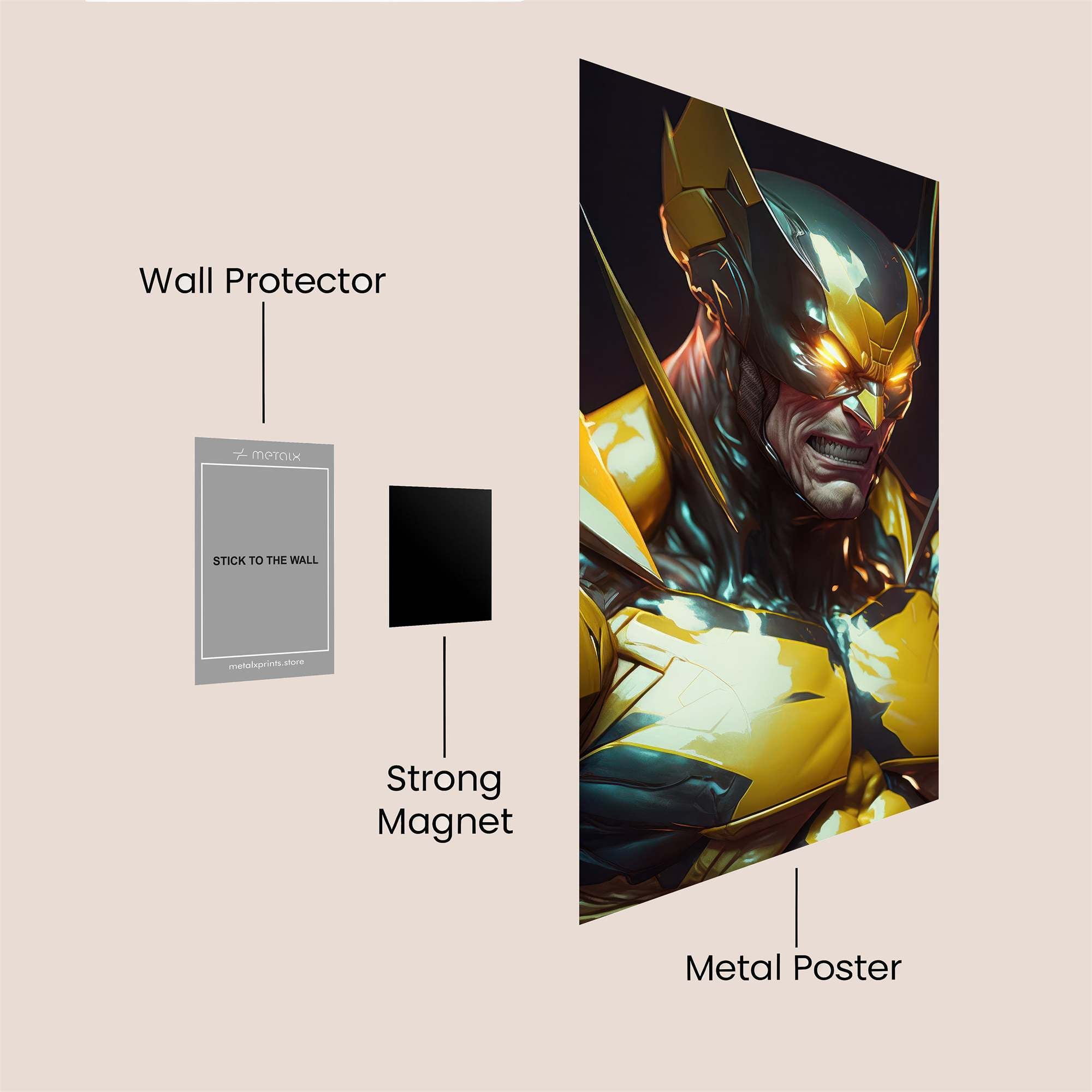 Wolverine Vigor Safe Wall Magnetic / M