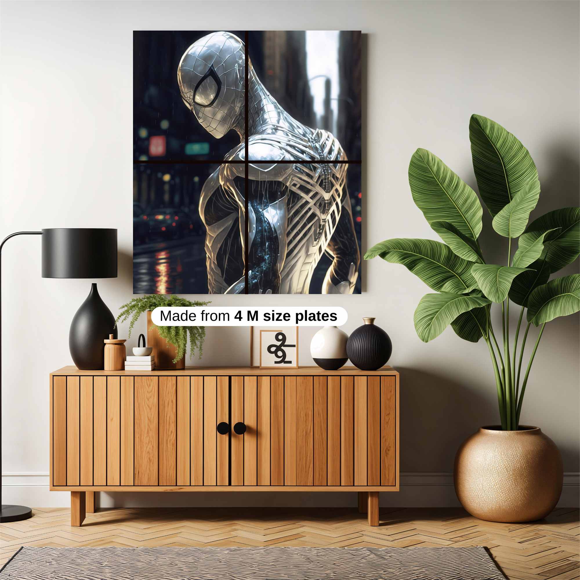 Spidey Chrome Safe Wall Magnetic / M