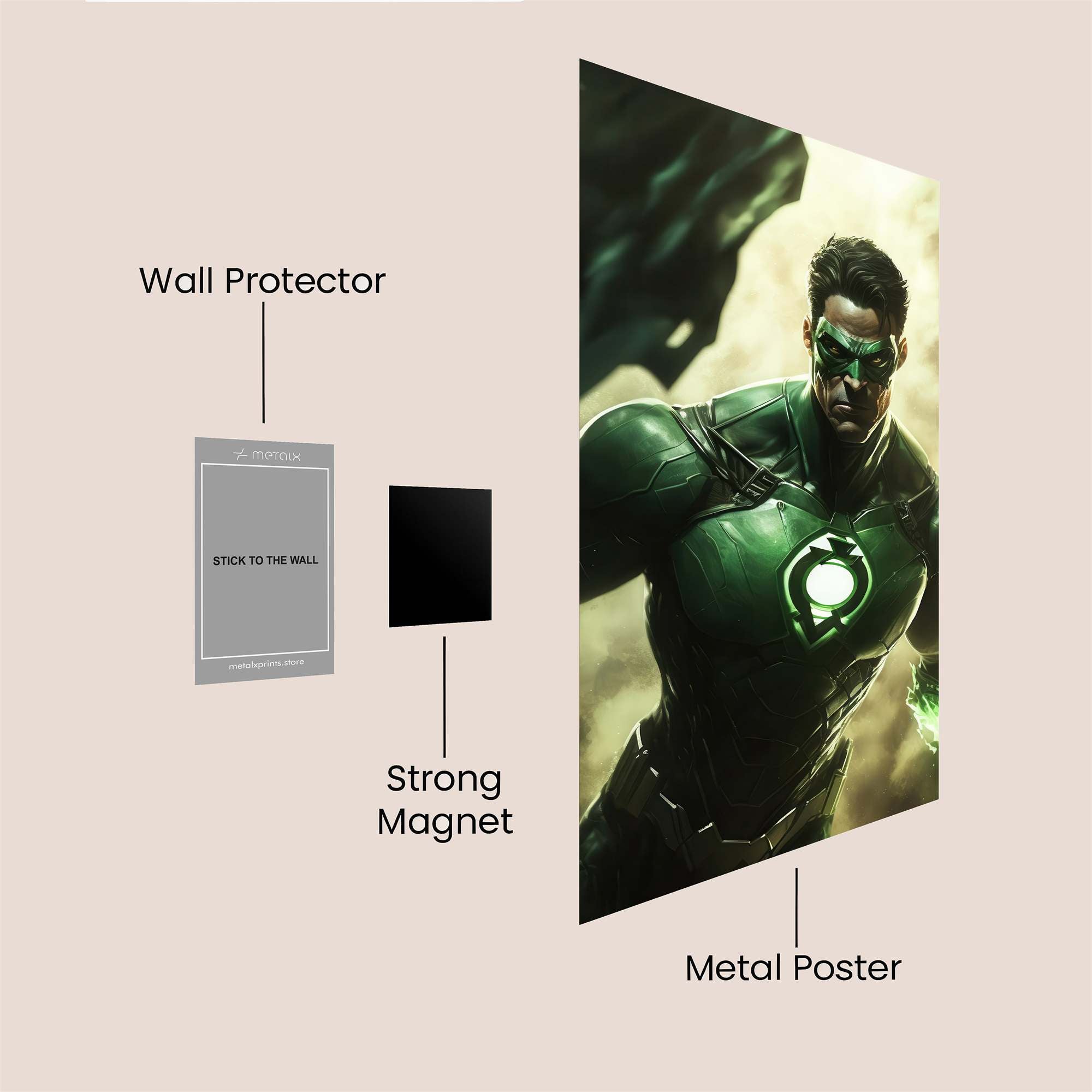 Lantern Resolve Safe Wall Magnetic / M