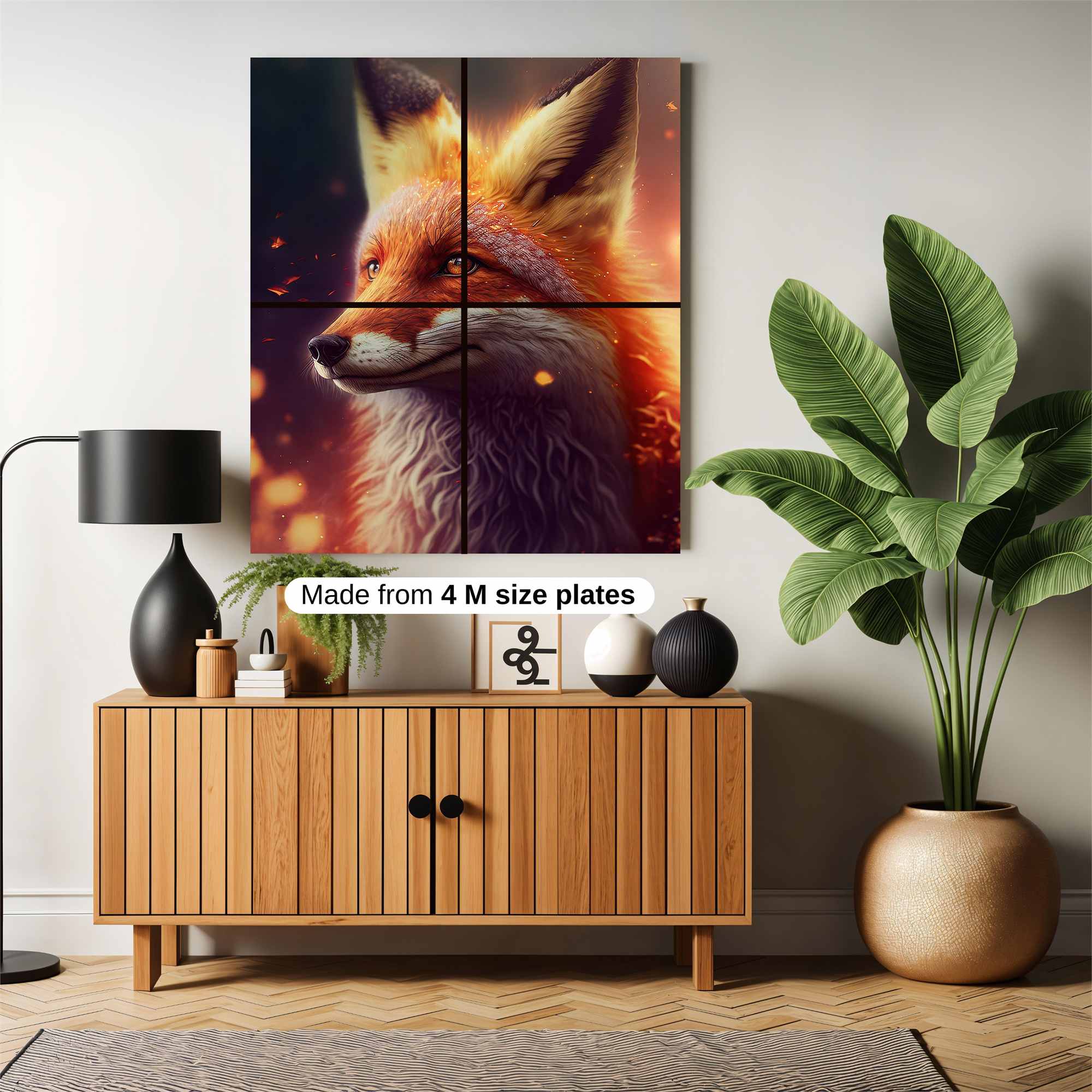 Fox Glow Safe Wall Magnetic / M