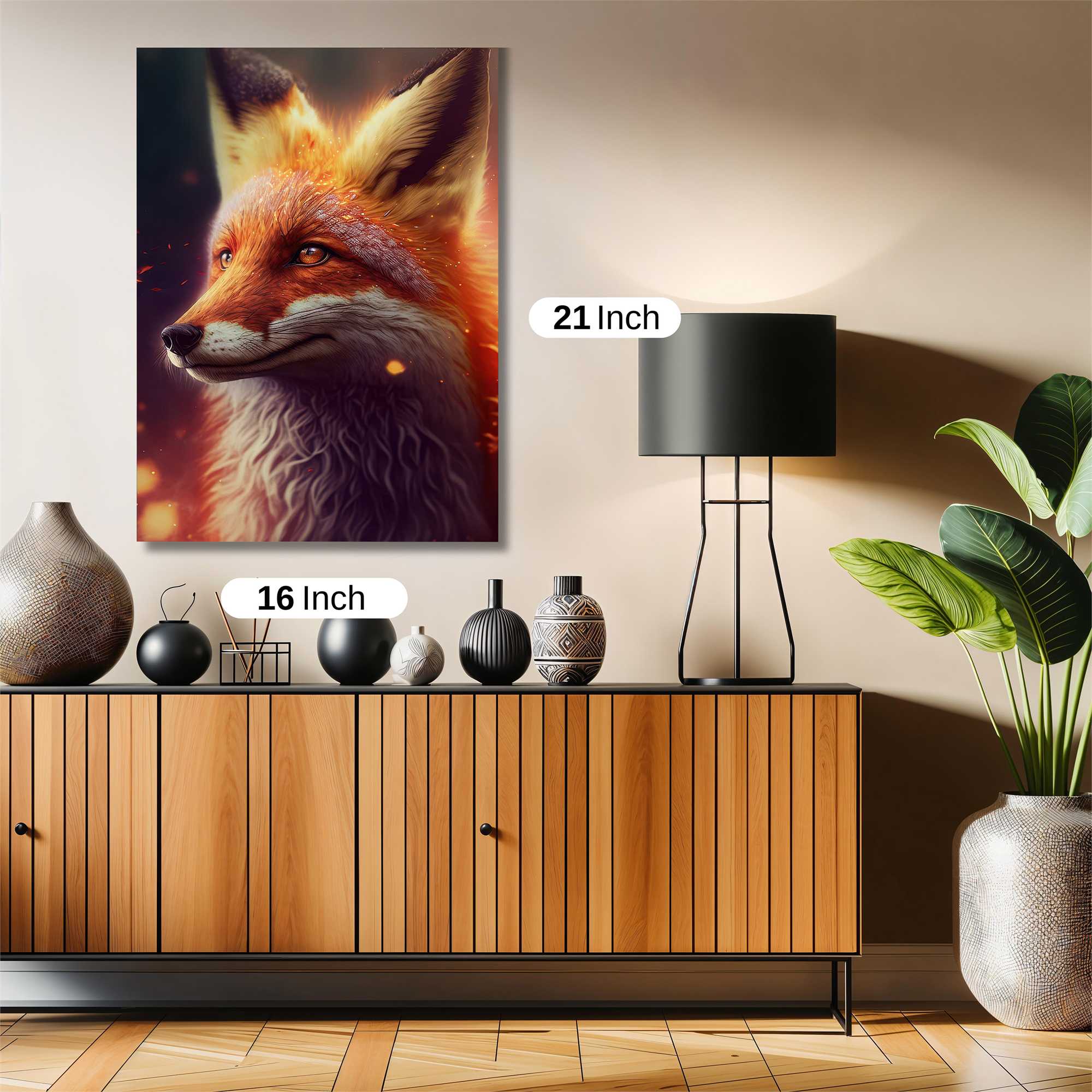 Fox Glow Safe Wall Magnetic / M