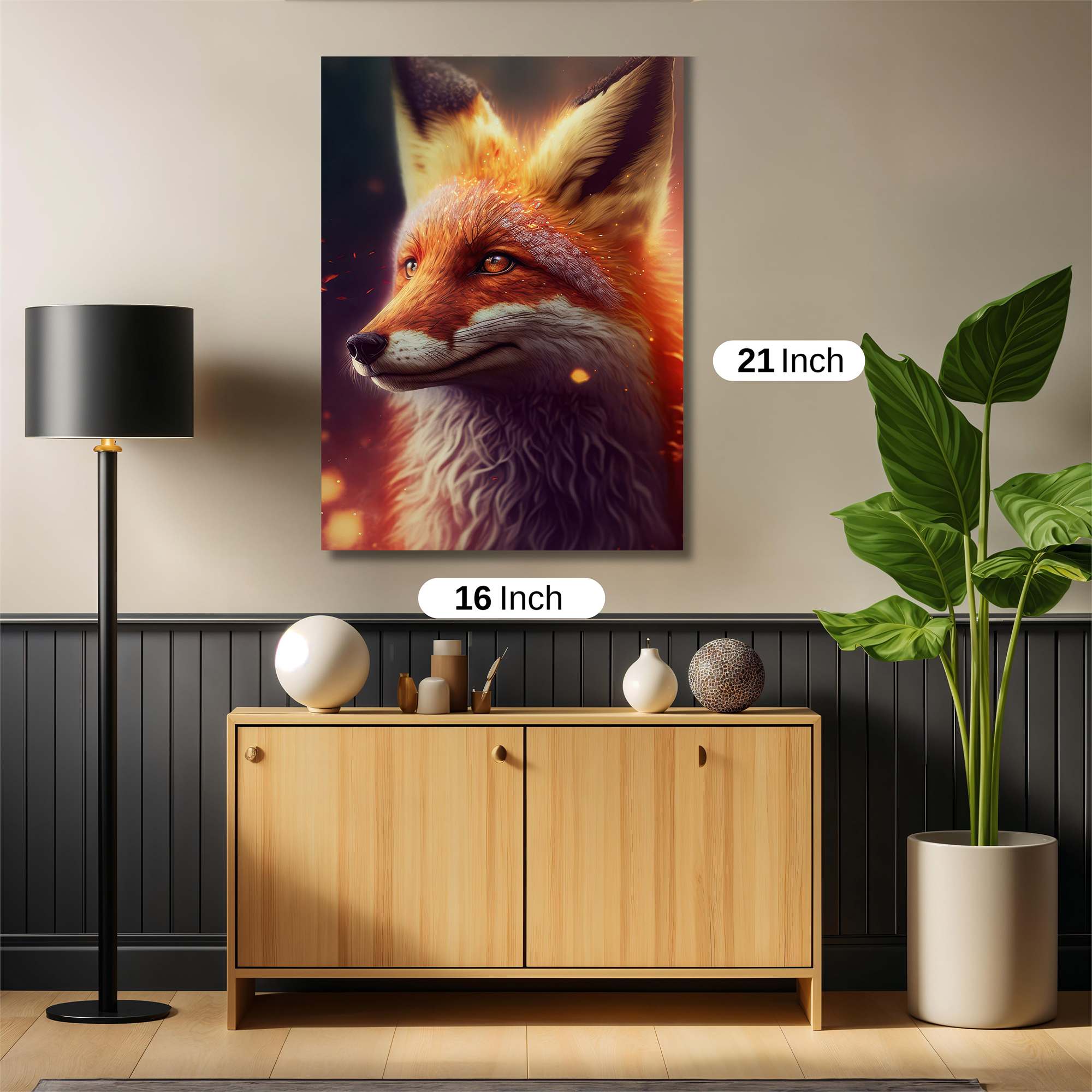 Fox Glow Safe Wall Magnetic / M