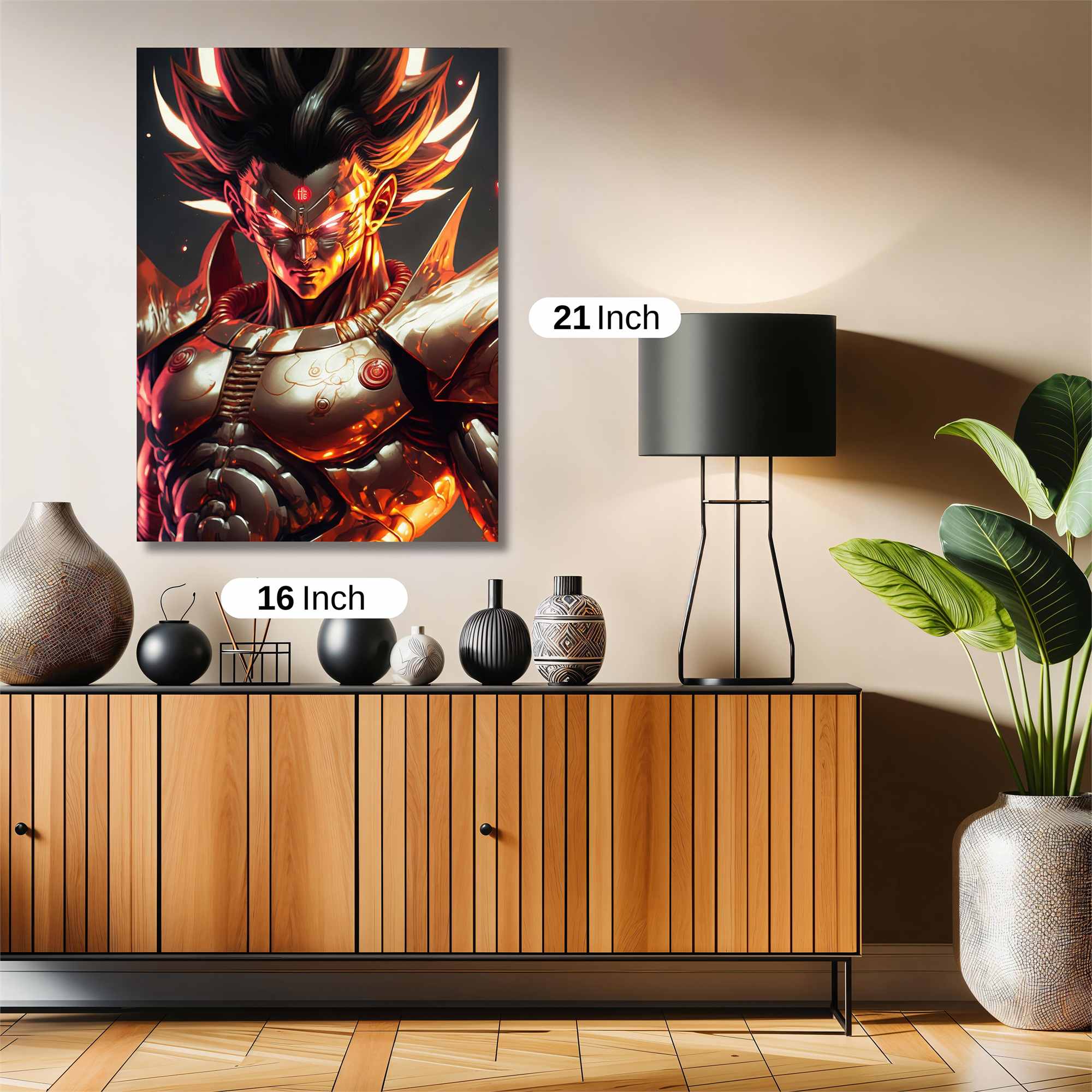 Saiyan Inferno Safe Wall Magnetic / M
