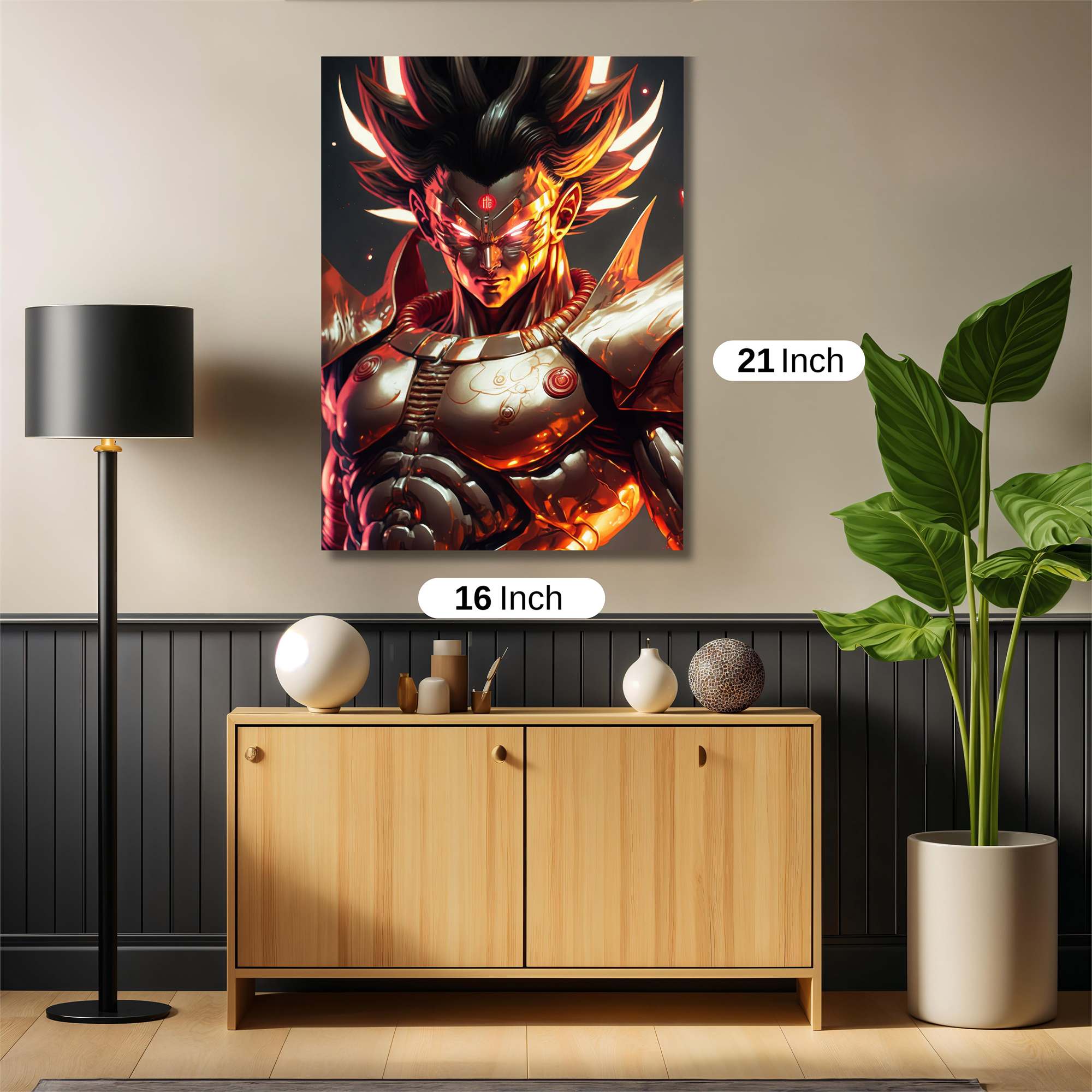 Saiyan Inferno Safe Wall Magnetic / M