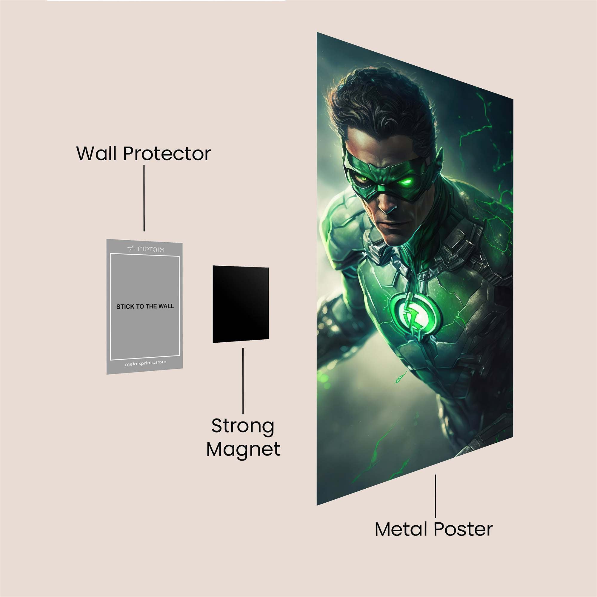 Lantern Surge Safe Wall Magnetic / M