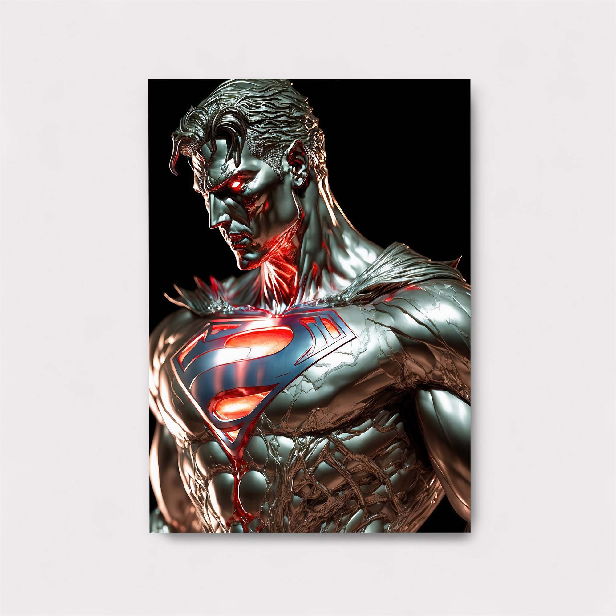 Superman Metallic Safe Wall Magnetic / M