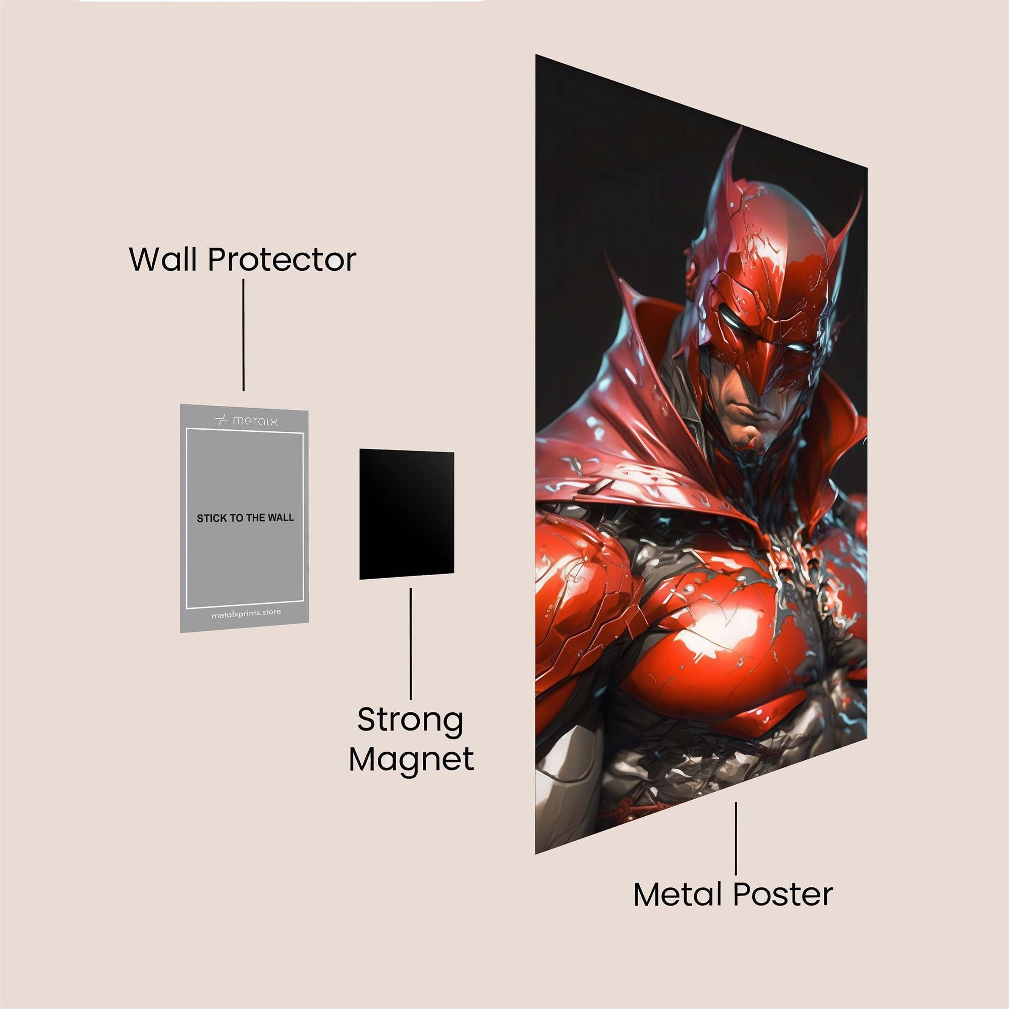 Batman Menace Safe Wall Magnetic / M