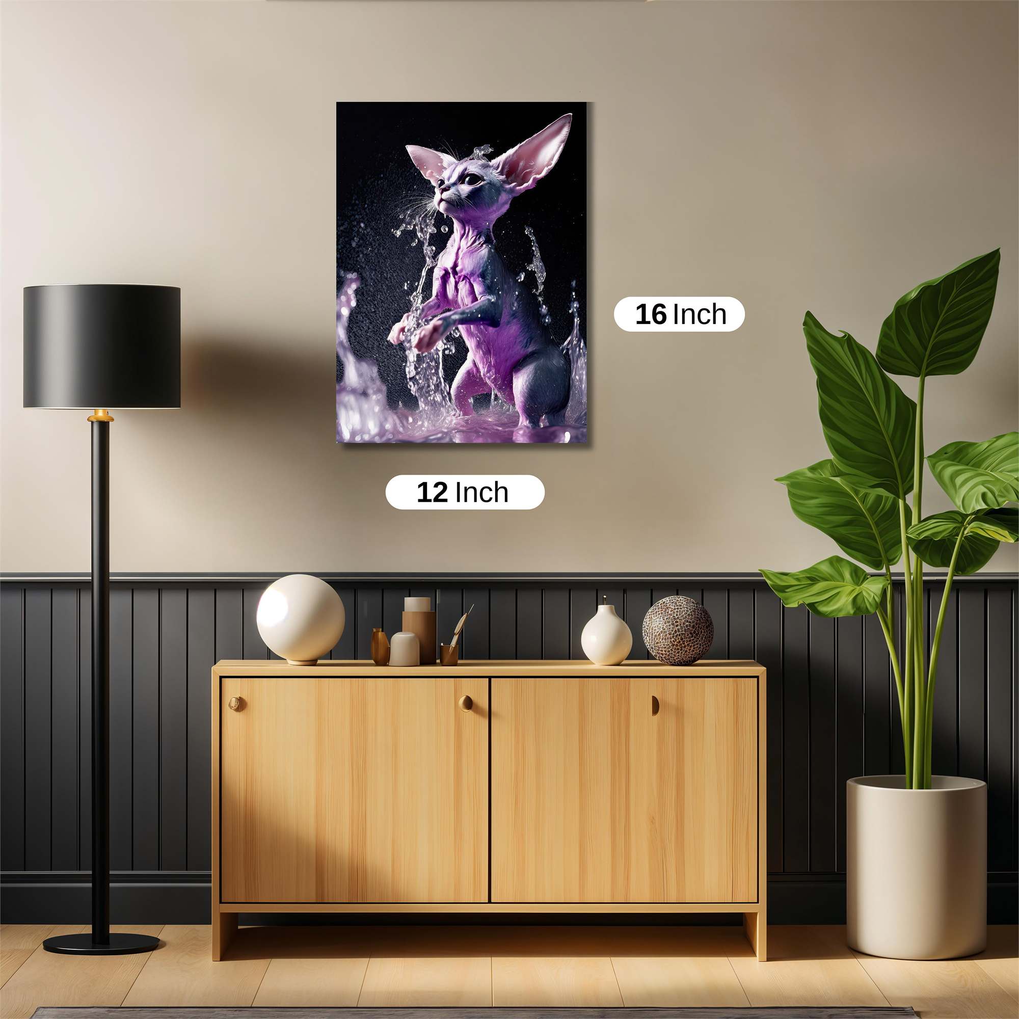 Feline Splash Safe Wall Magnetic / M