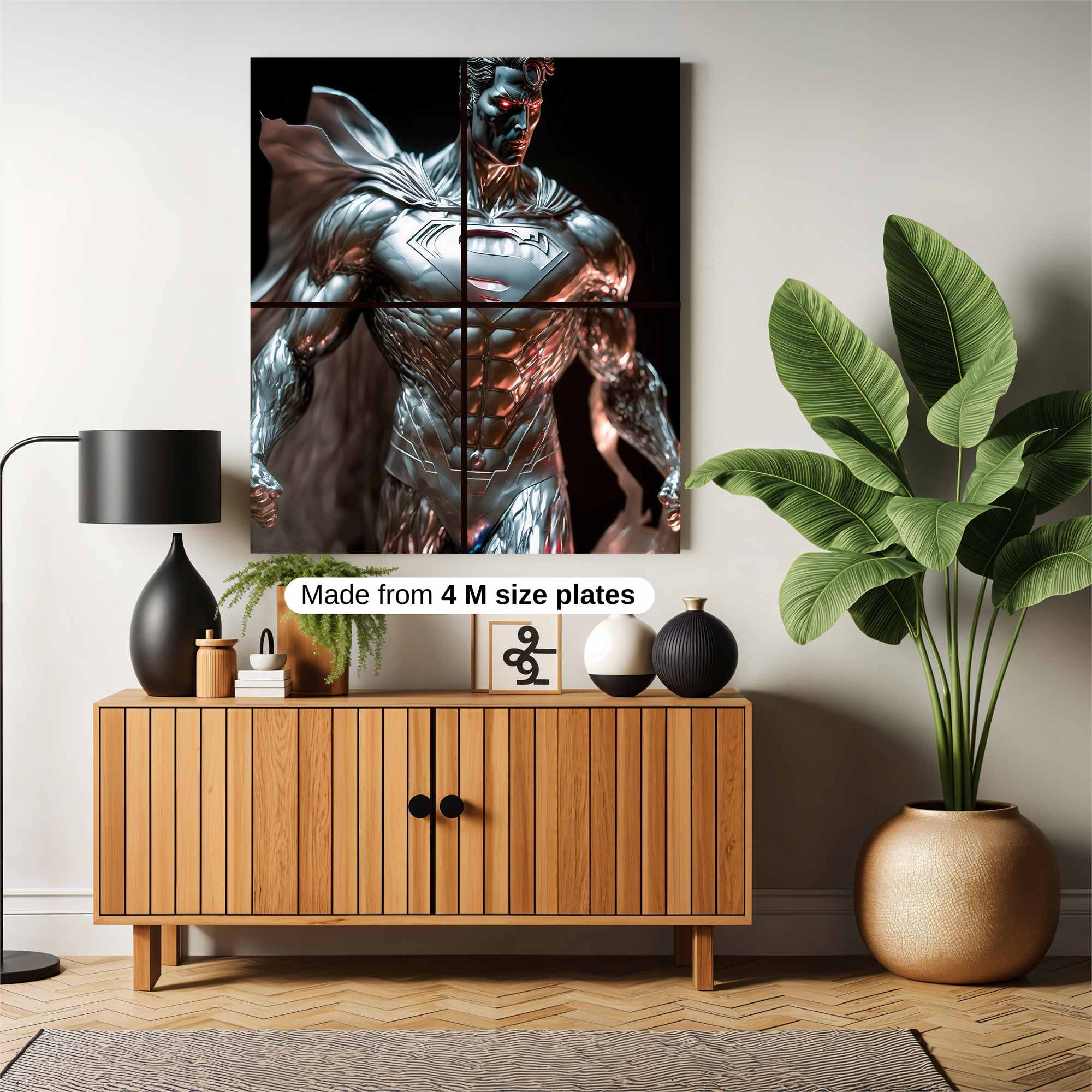 Superman Dystopia Safe Wall Magnetic / M