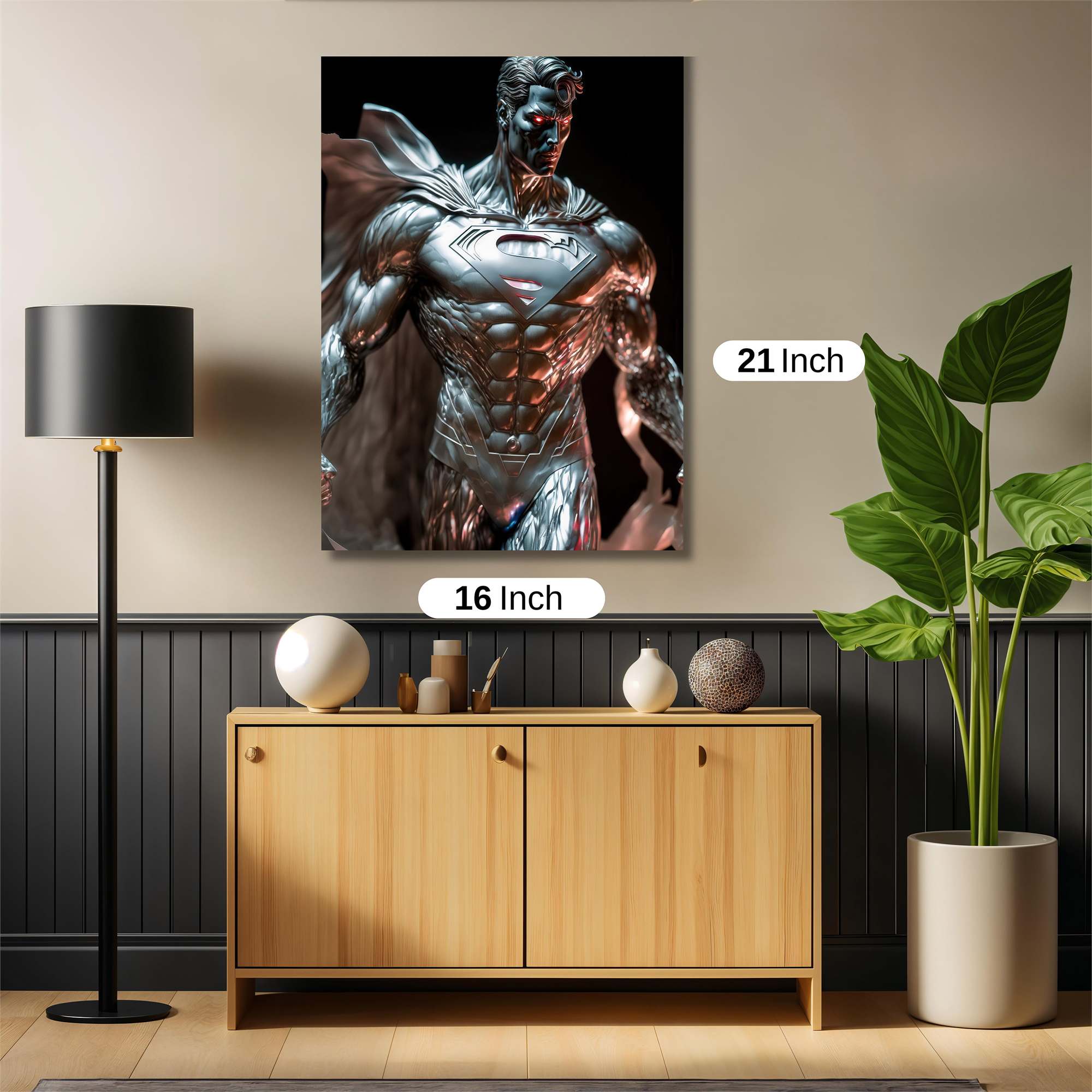 Superman Dystopia Safe Wall Magnetic / M