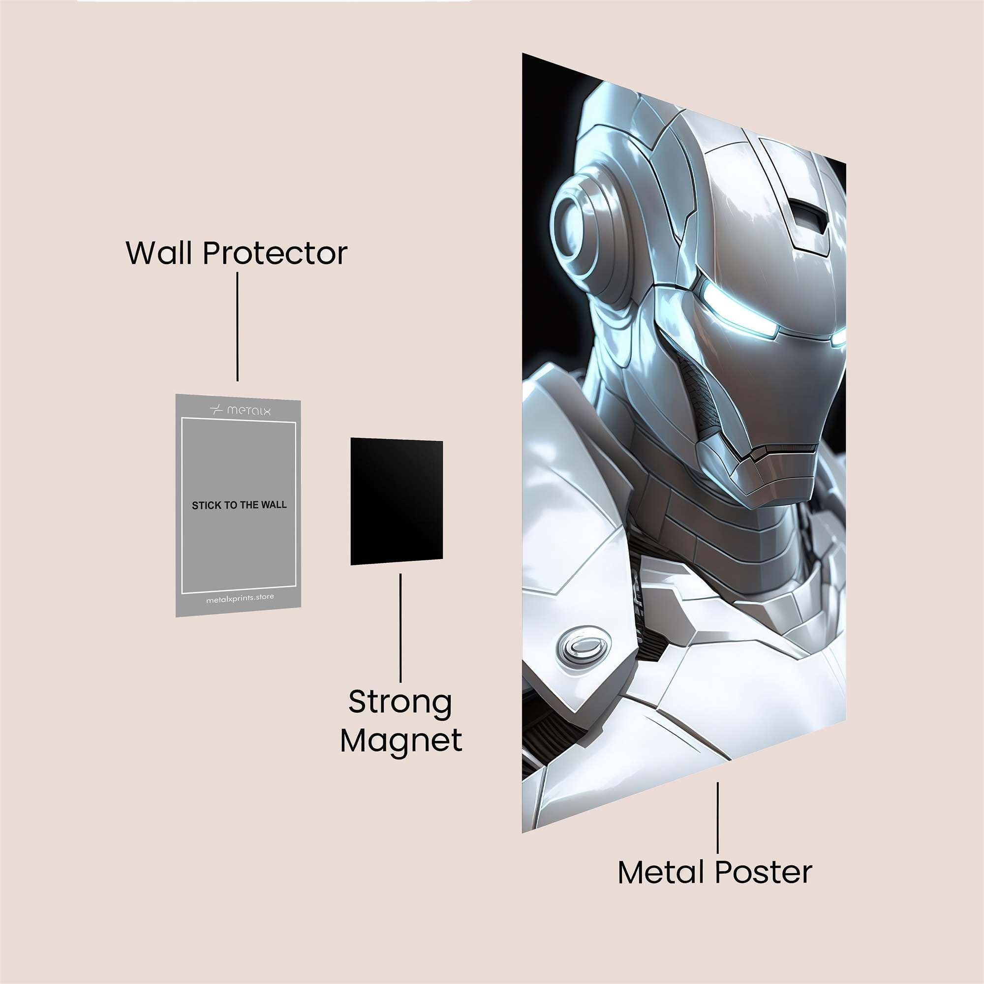 Iron Resilience Safe Wall Magnetic / M