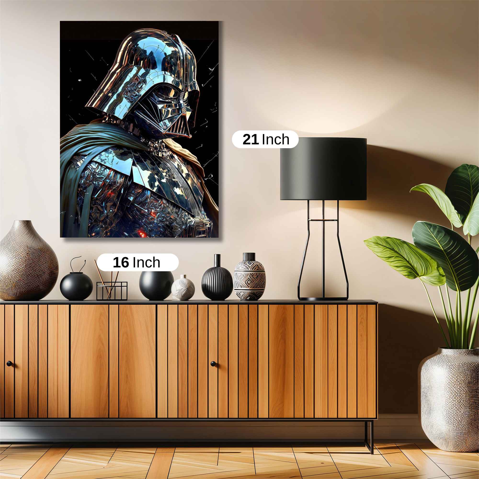 Vader Reflective Safe Wall Magnetic / M