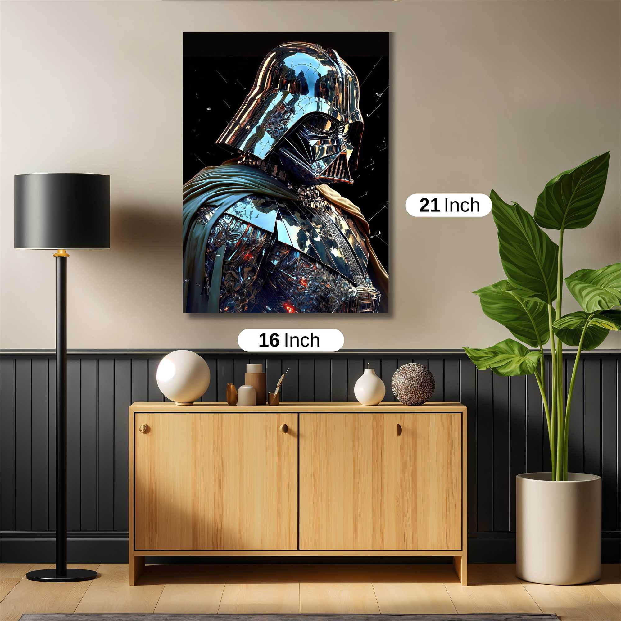 Vader Reflective Safe Wall Magnetic / M
