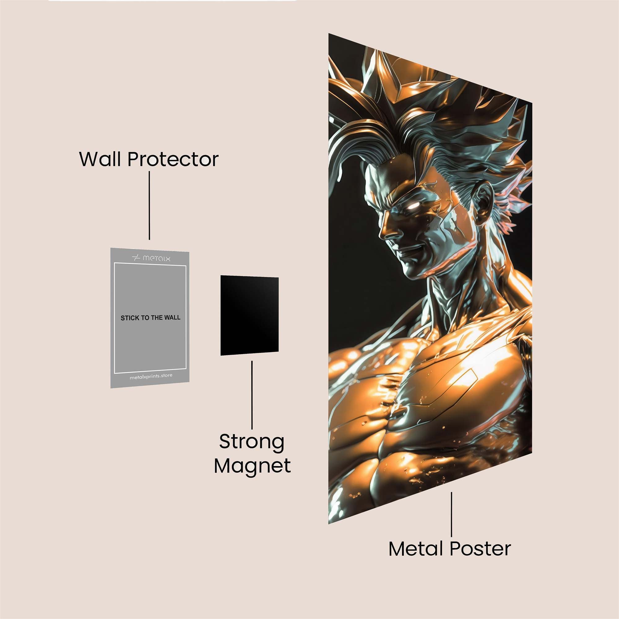 Bronze Ascension Safe Wall Magnetic / M