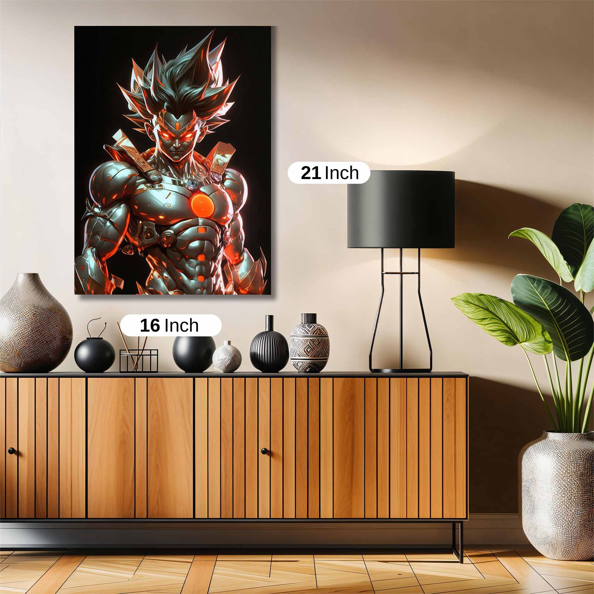 Saiyan Fury Safe Wall Magnetic / M