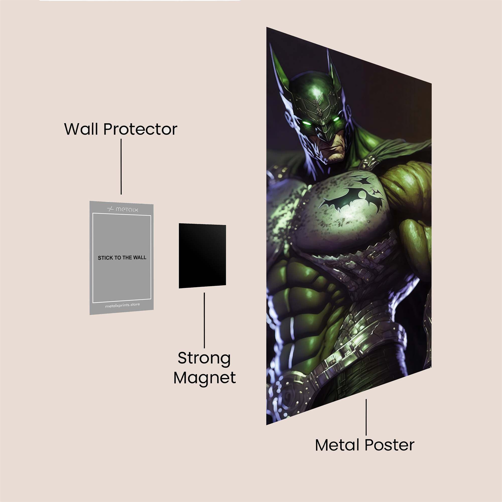 Batman Fury Safe Wall Magnetic / M