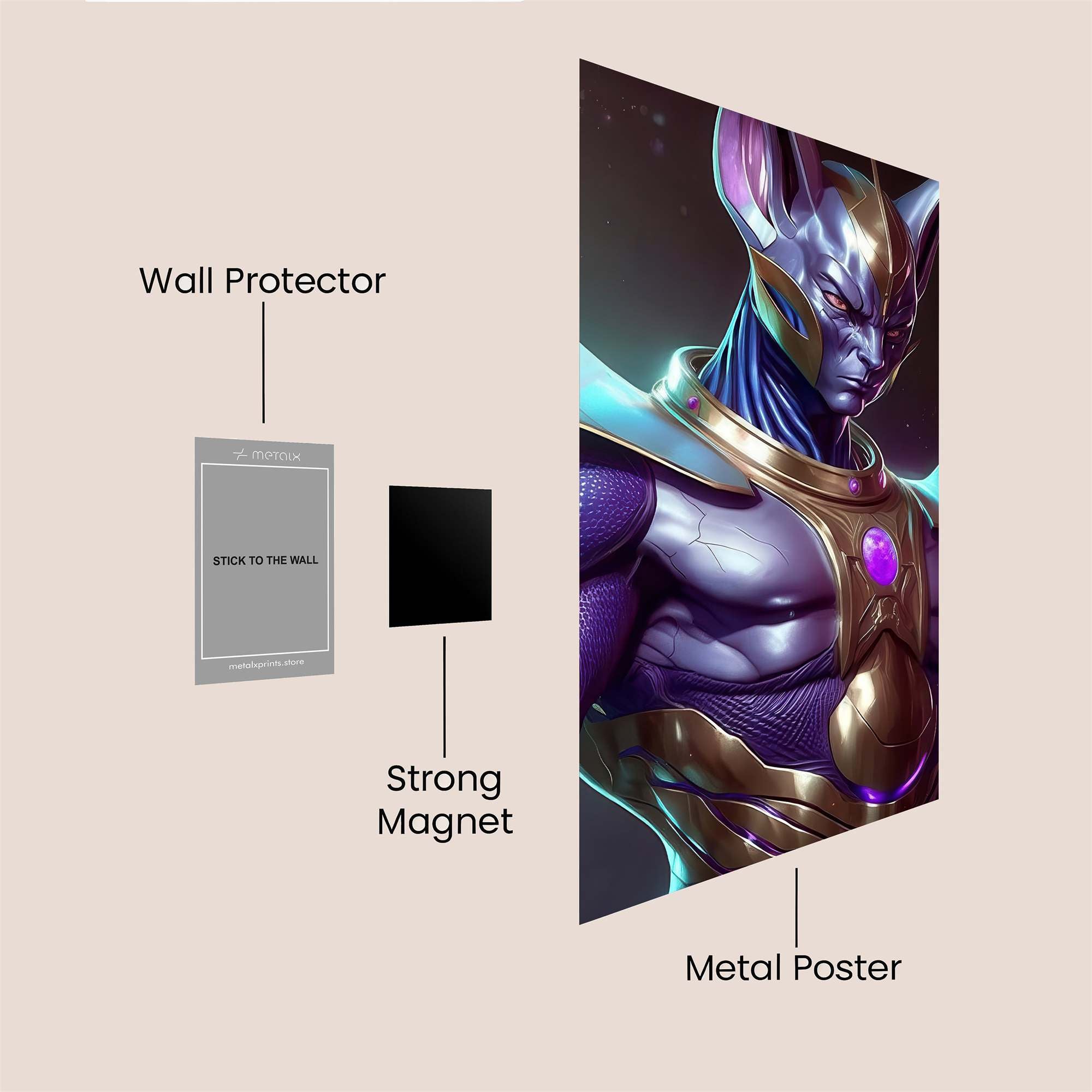 Warrior Radiance Safe Wall Magnetic / M