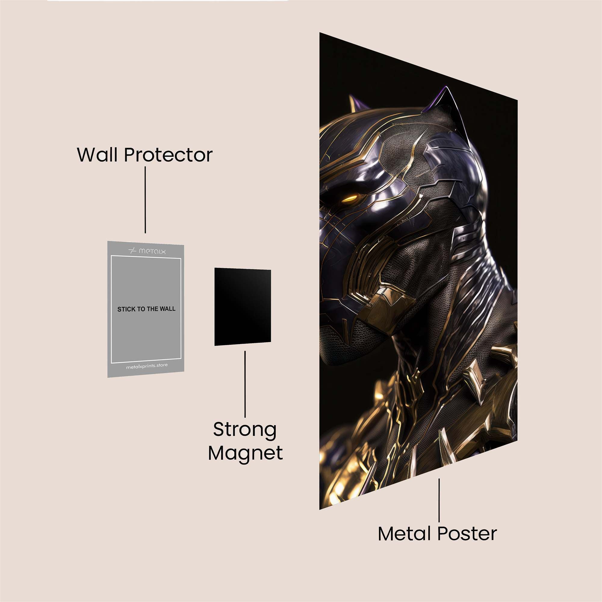 Panther Majesty Safe Wall Magnetic / M