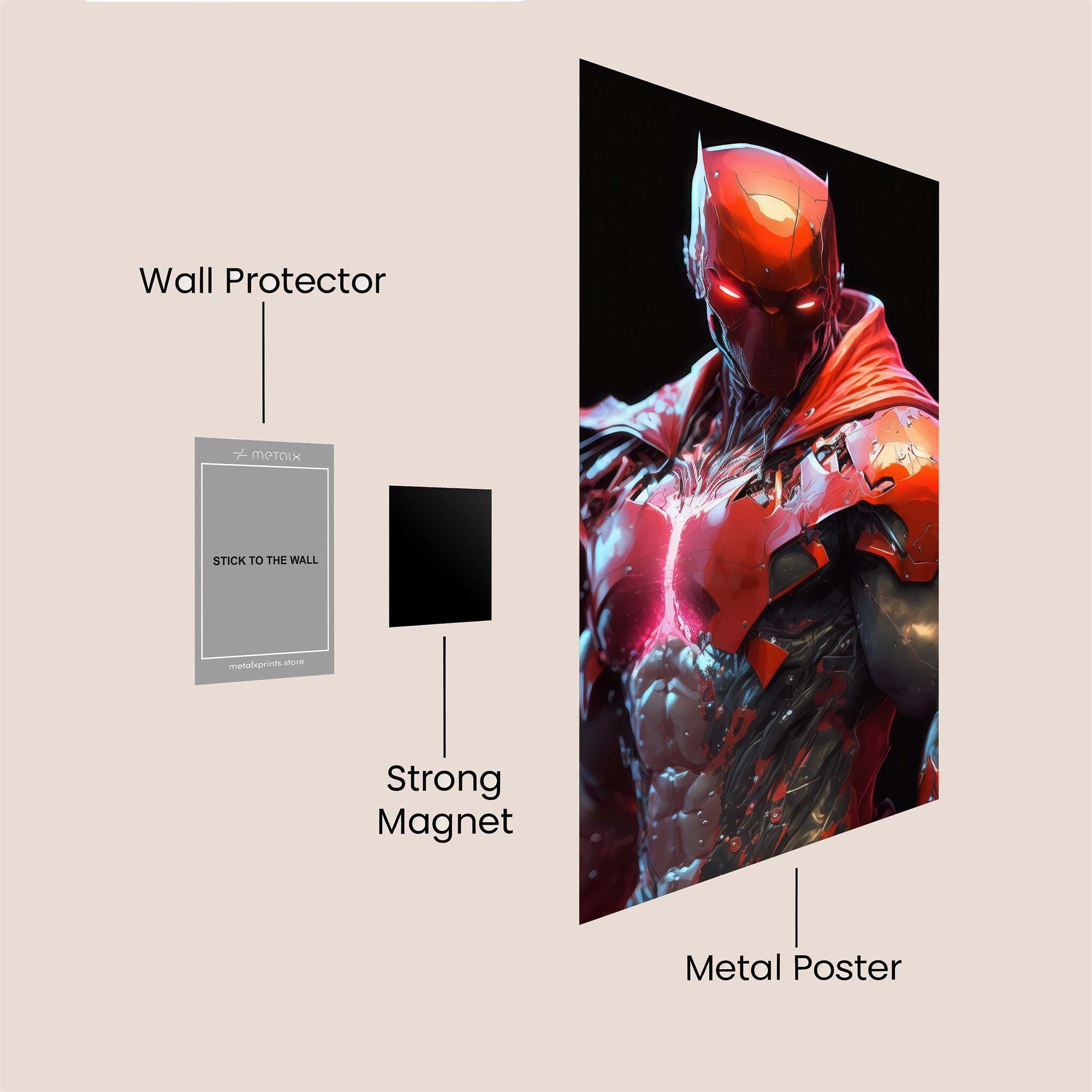 Crimson Vengeance Safe Wall Magnetic / M