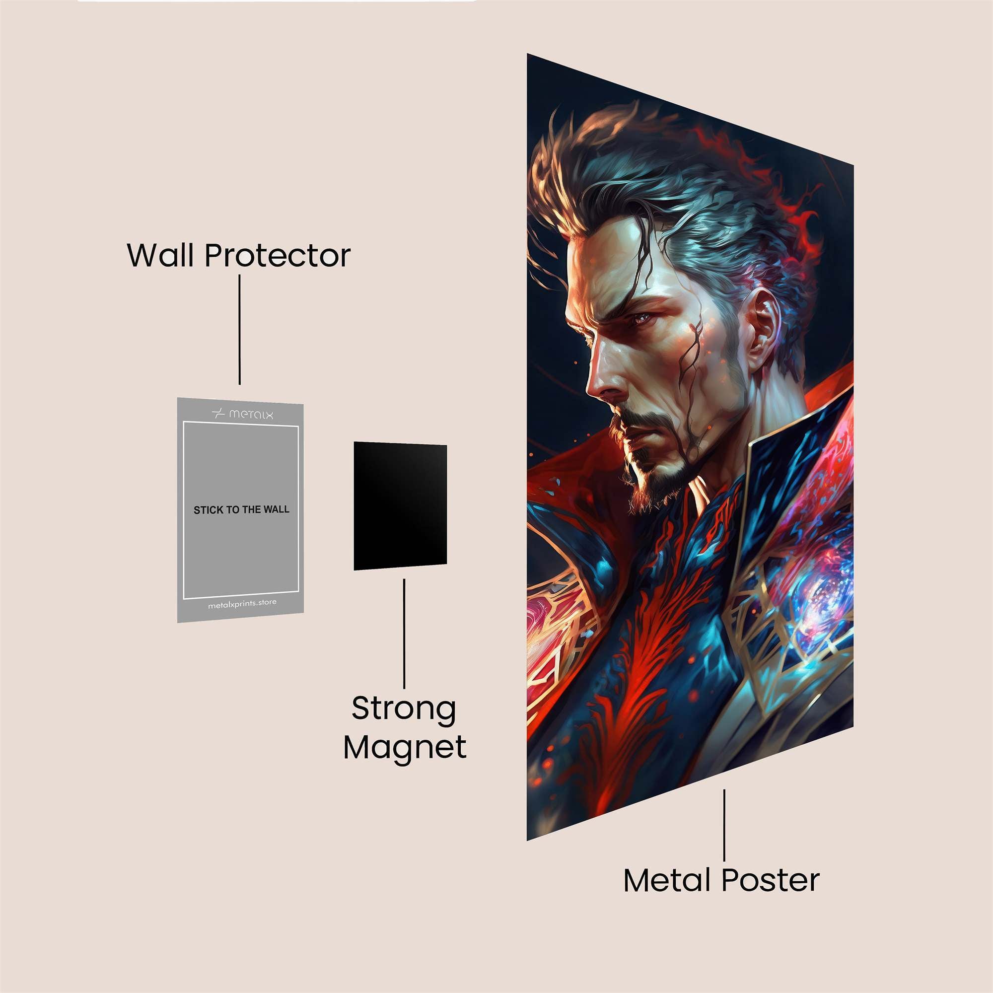 Arcane Majesty Safe Wall Magnetic / M