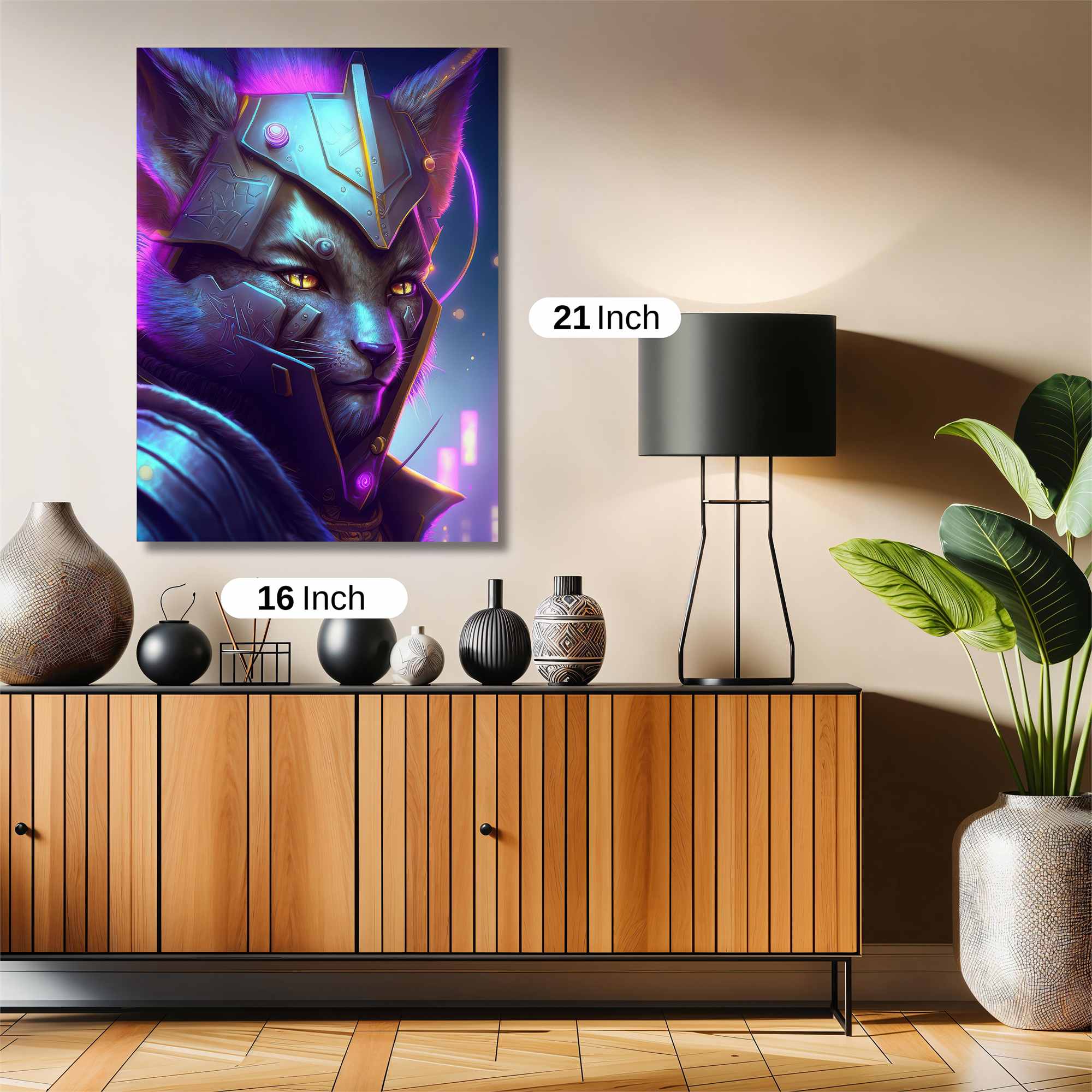 Cyber Feline Safe Wall Magnetic / M