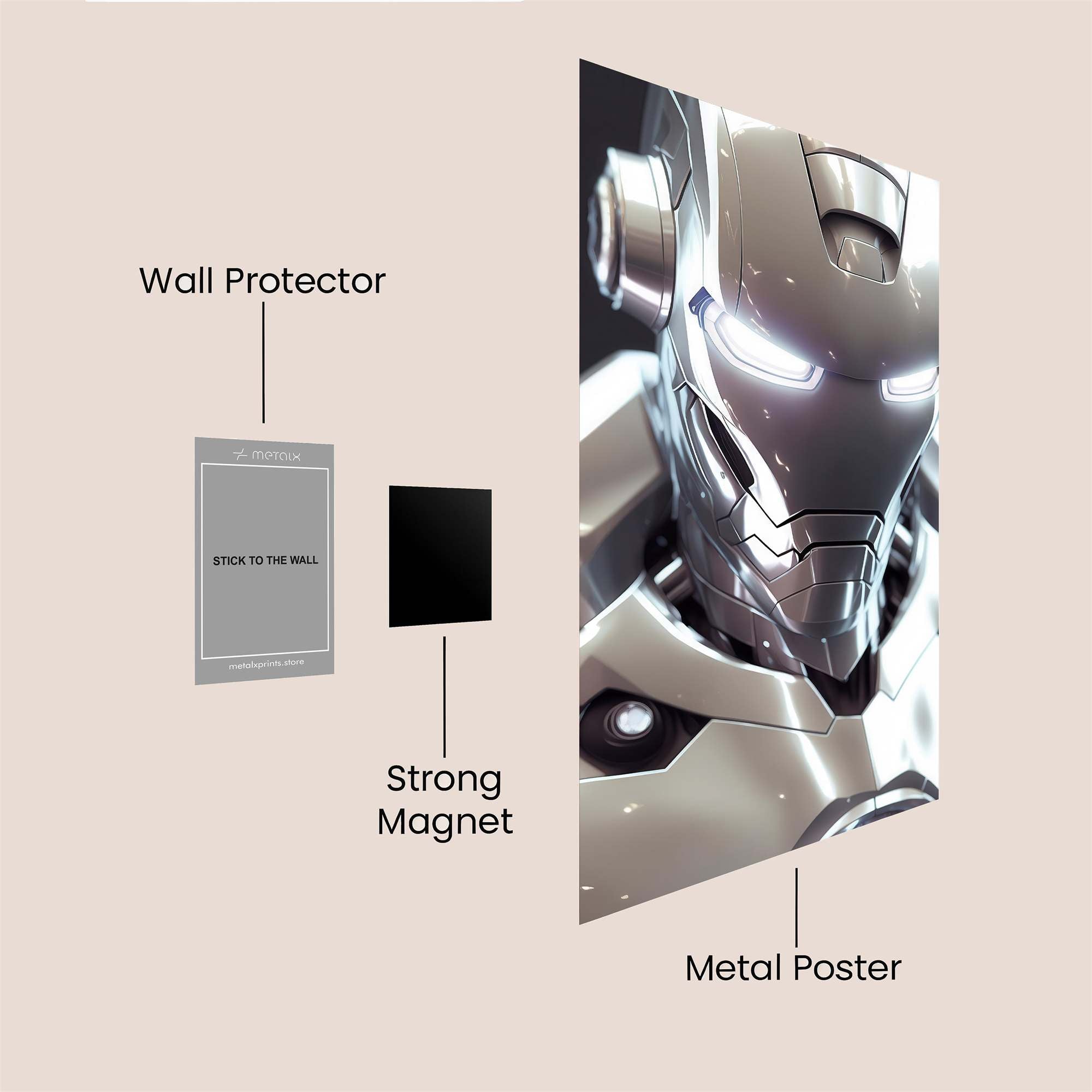 Iron Resurgence Safe Wall Magnetic / M