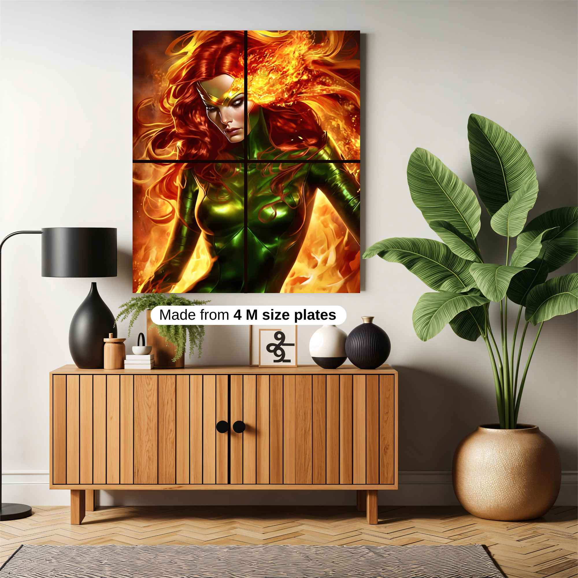 Phoenix Blaze Safe Wall Magnetic / M