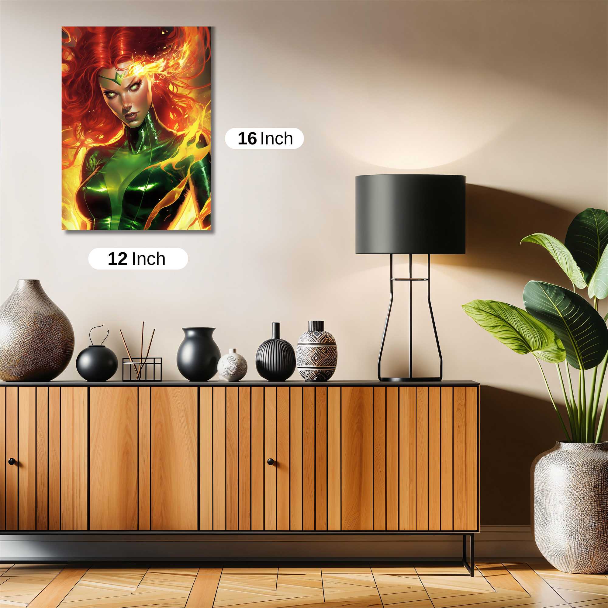 Phoenix Emberstorm Safe Wall Magnetic / M