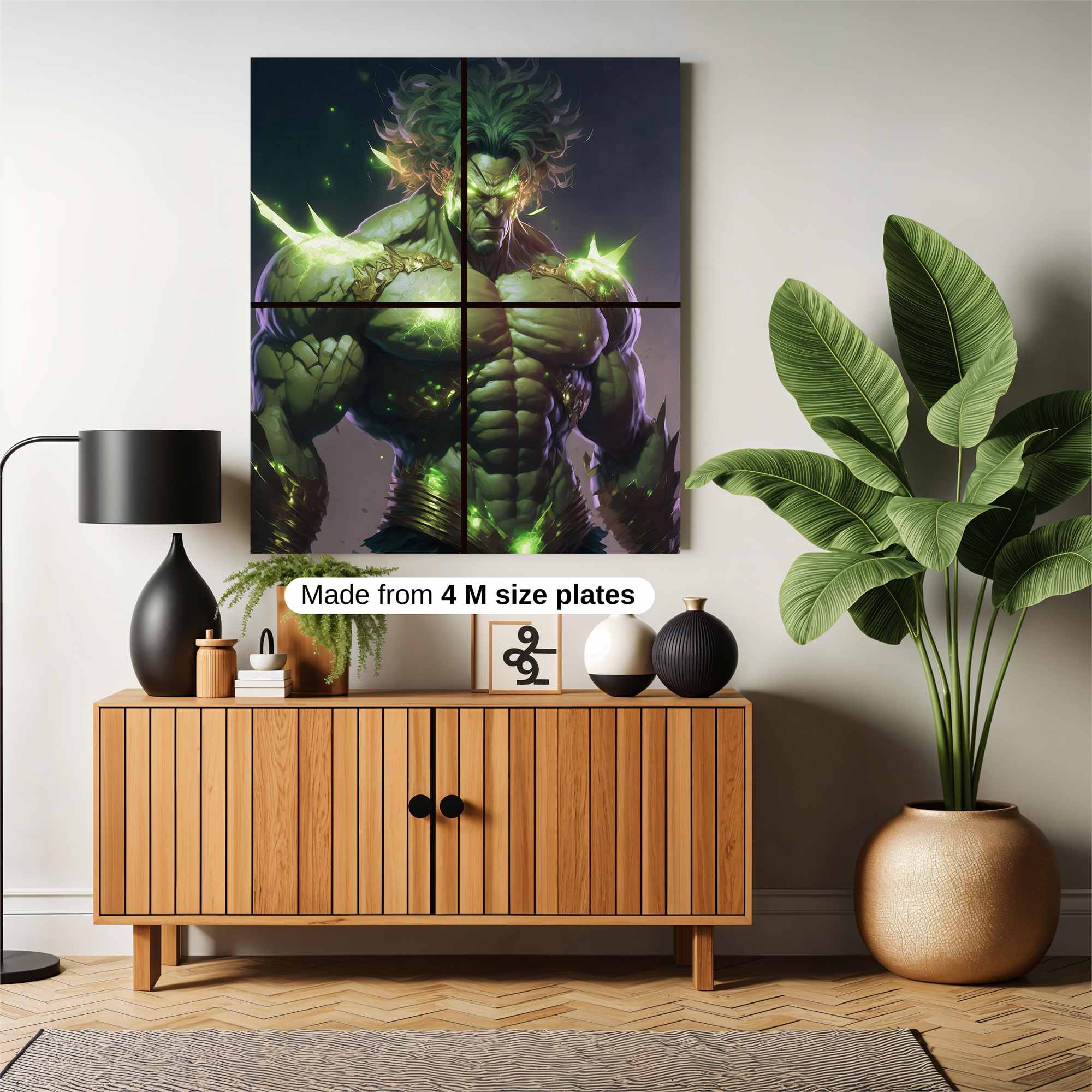 Hulk Luminescence Safe Wall Magnetic / M
