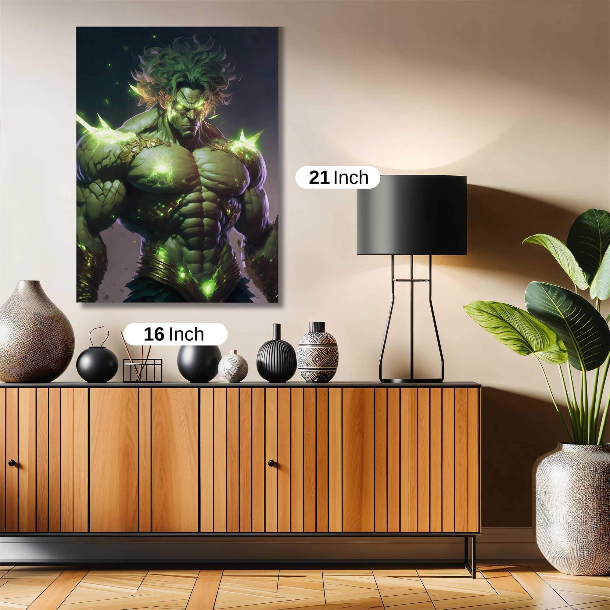 Hulk Luminescence Safe Wall Magnetic / M